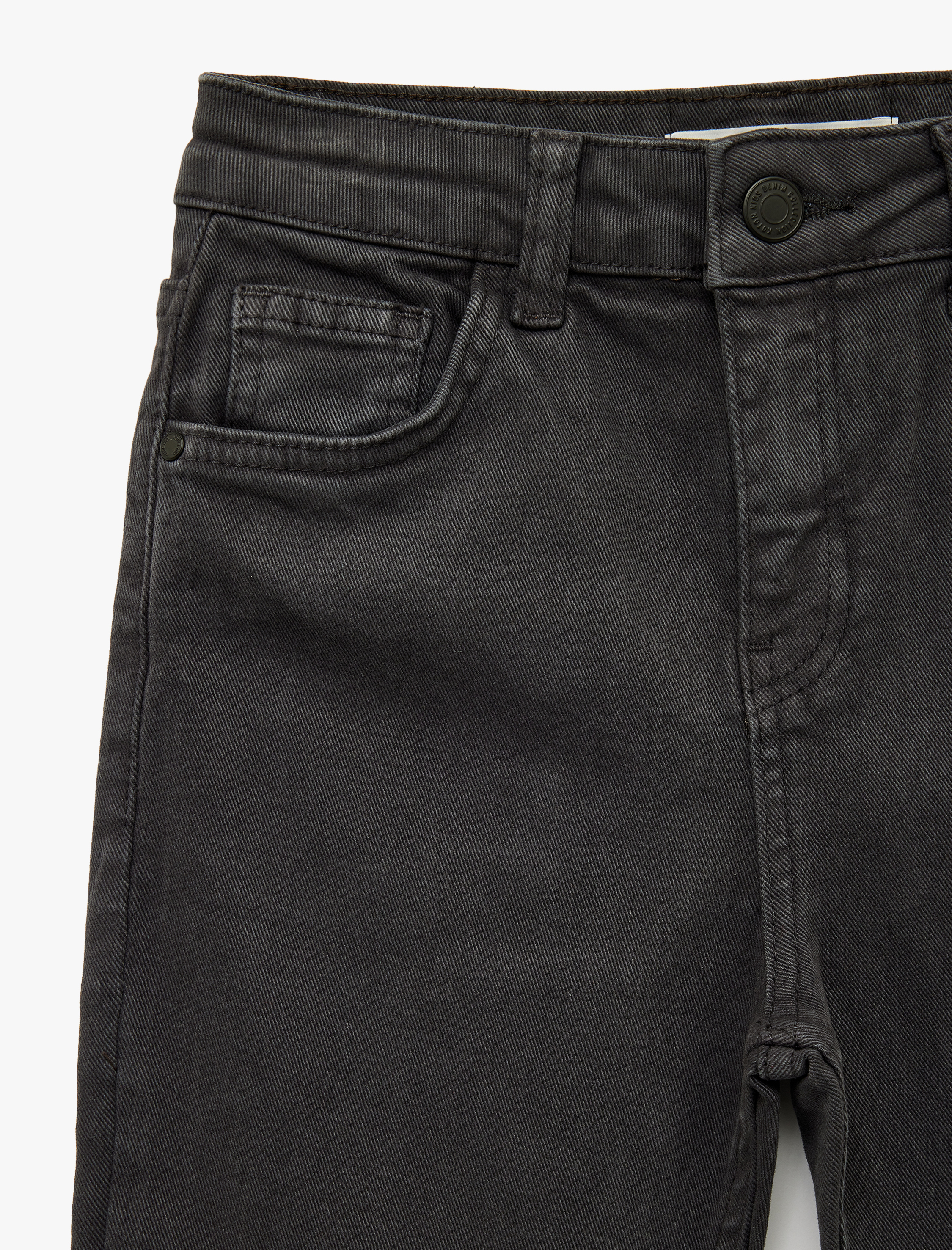  Erkek Çocuk Pamuklu Cepli Slim Fit Denim Pantolon