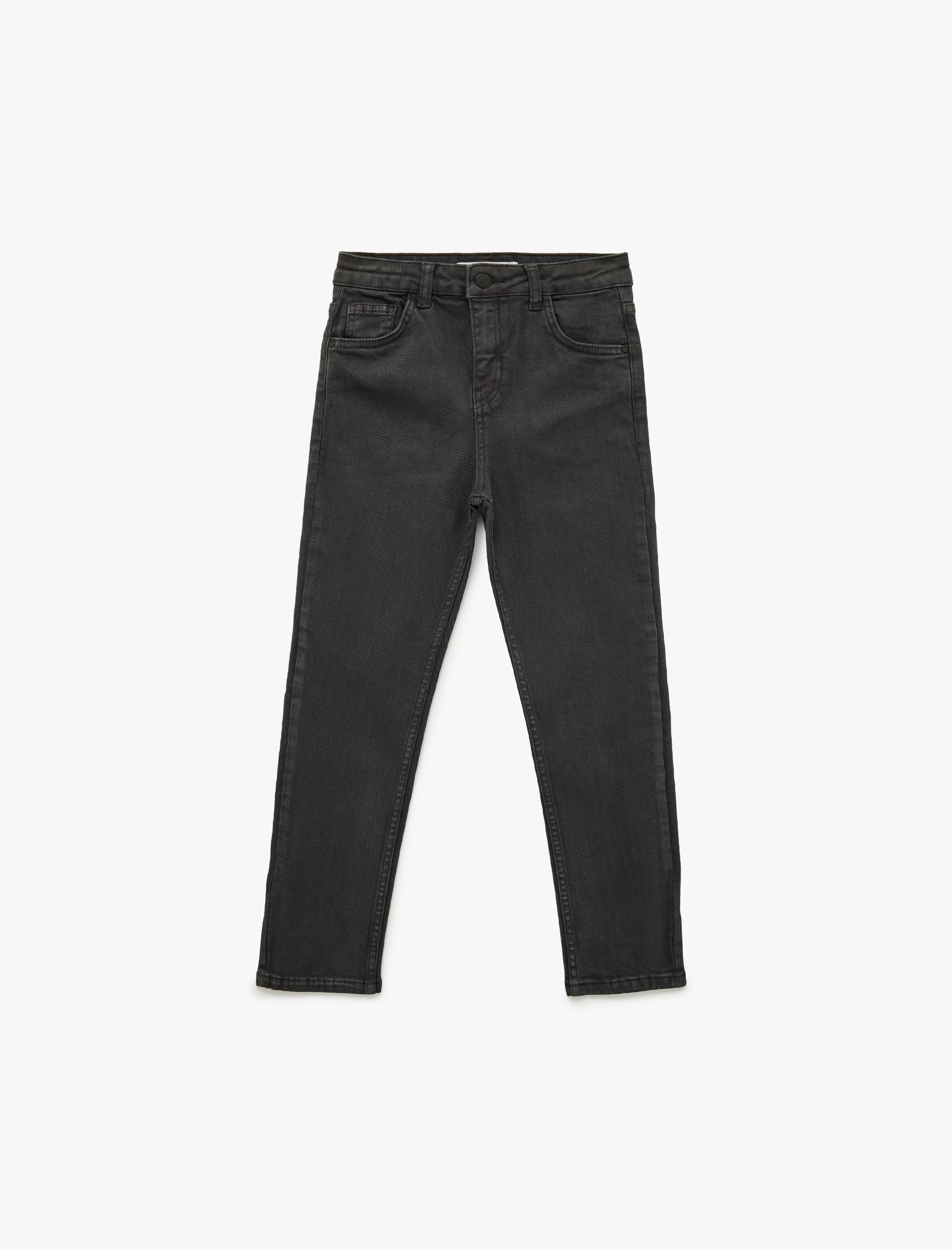  Erkek Çocuk Pamuklu Cepli Slim Fit Denim Pantolon