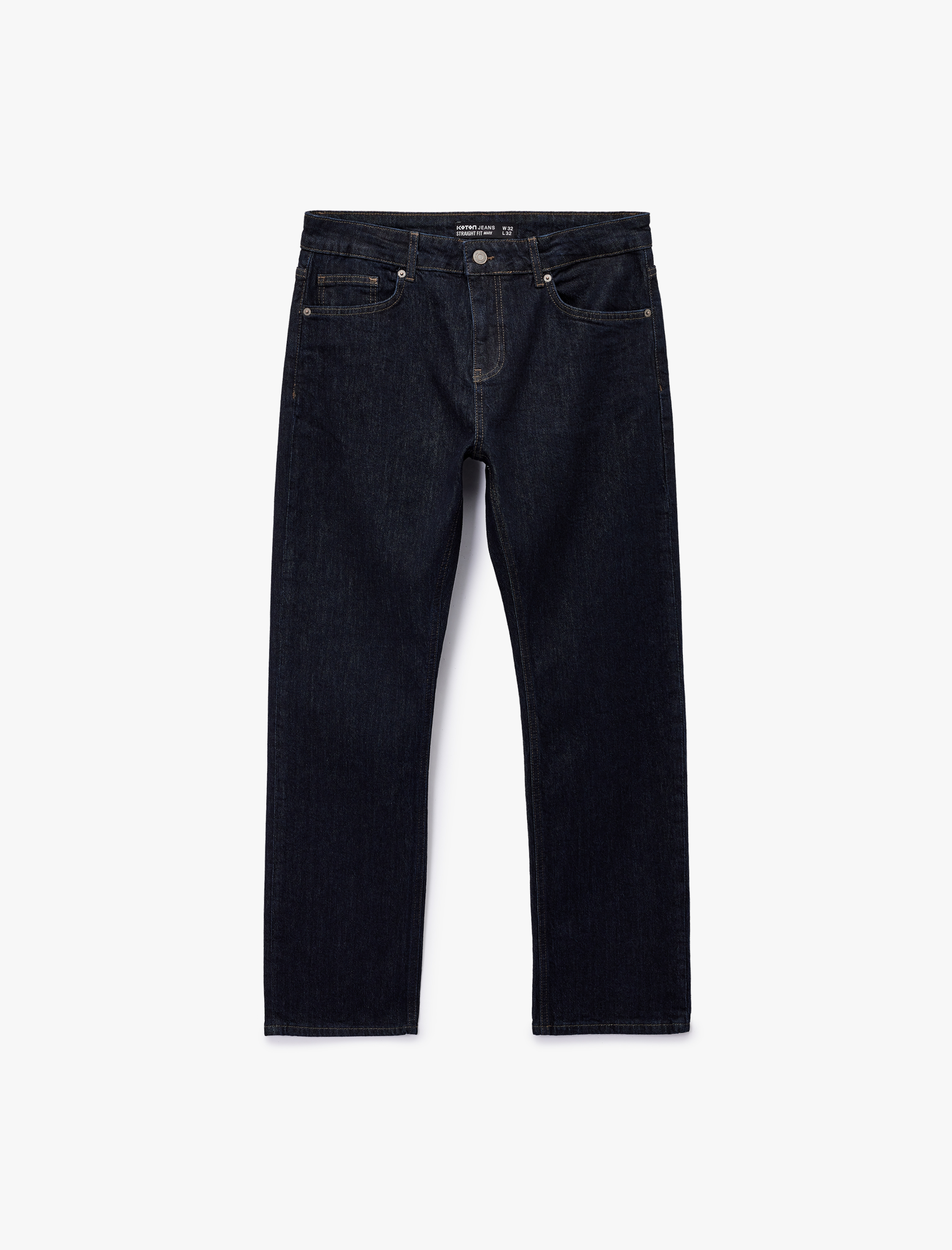   Normal Bel Pamuklu Straight Fit Jean Pantolon - Mark Jean