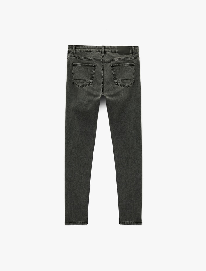  Normal Bel Pamuklu Skinny Fit Jean Pantolon - Michael Jean