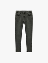Normal Bel Pamuklu Skinny Fit Jean Pantolon - Michael Jean