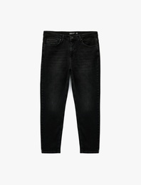 Normal Bel Pamuklu Tapered Fit Jean Pantolon - Joe Jean