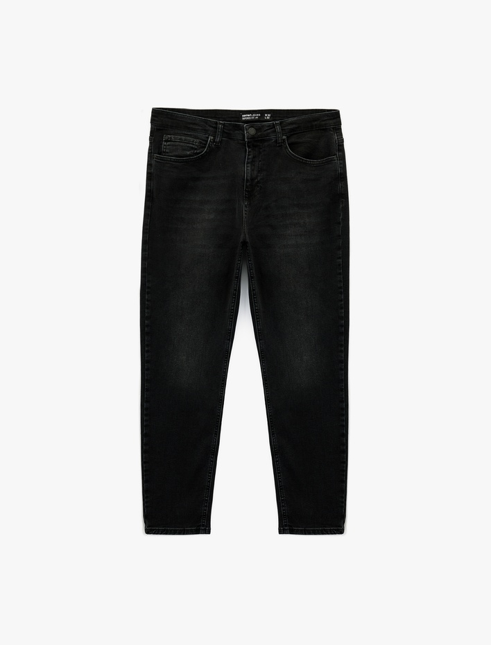  Normal Bel Pamuklu Tapered Fit Jean Pantolon - Joe Jean