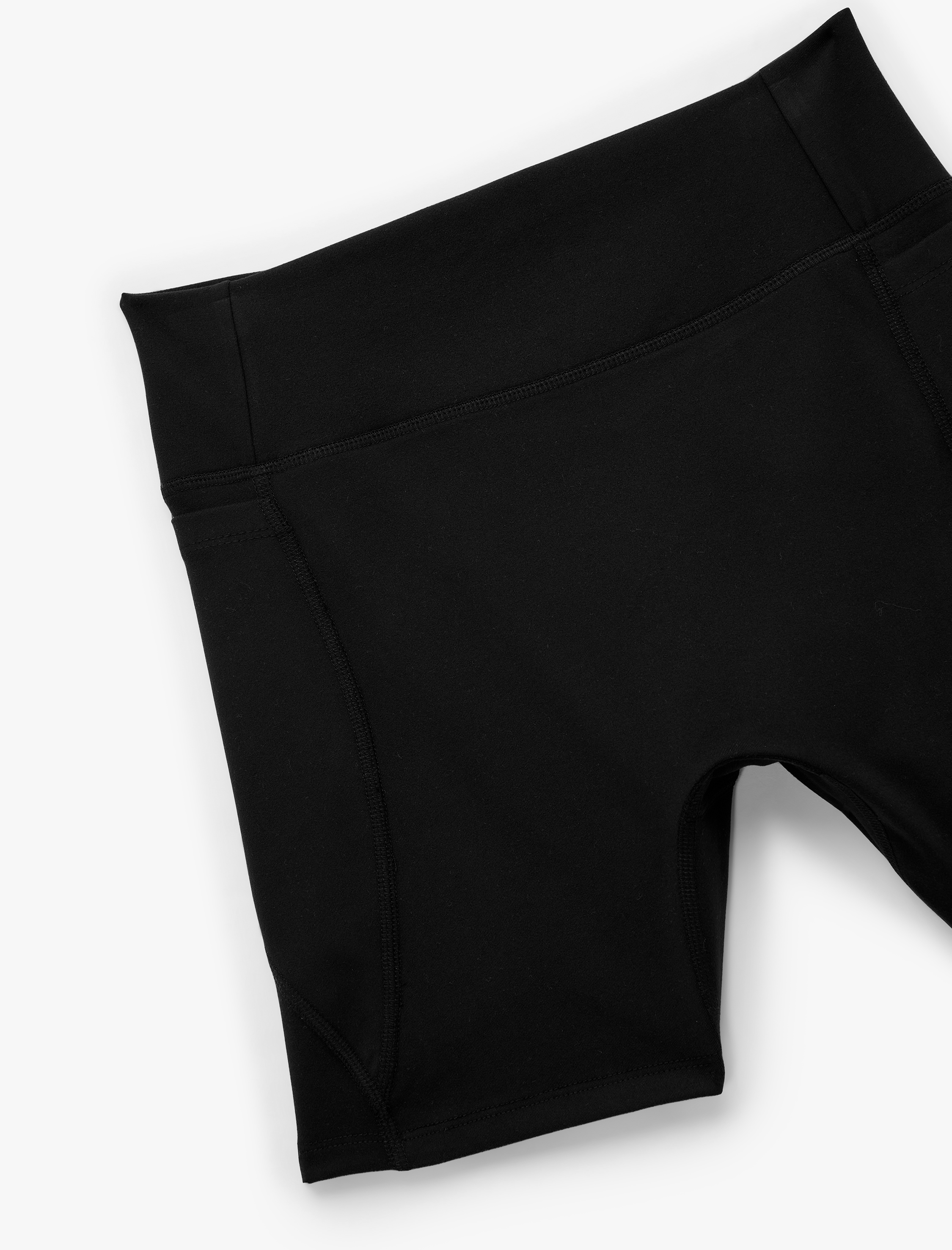   Yüksek Bel İnterlok Cep Detaylı Spor Biker Tayt