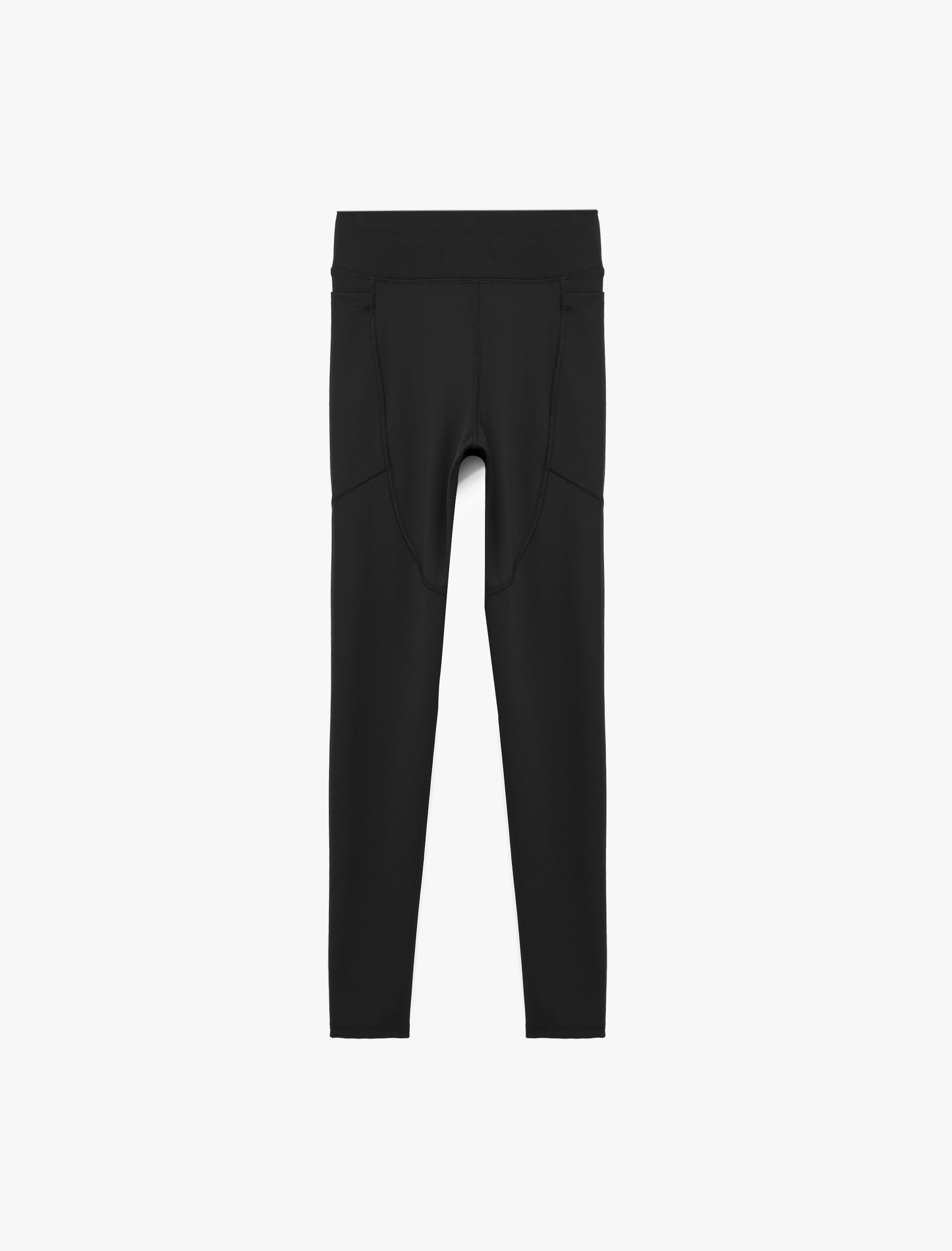   Yüksek Bel Cep Detaylı Slim Fit Spor Tayt