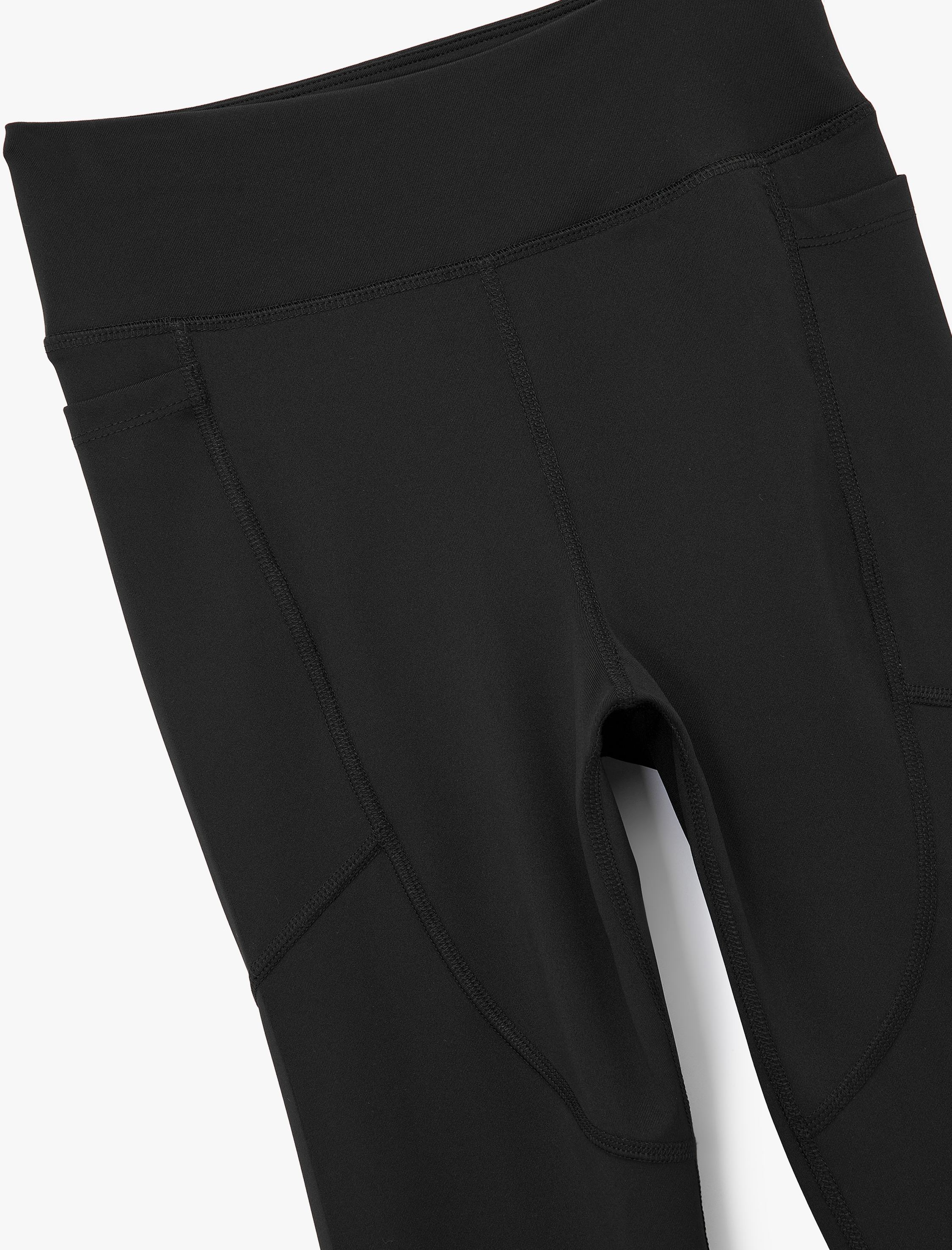   Yüksek Bel Cep Detaylı Slim Fit Spor Tayt