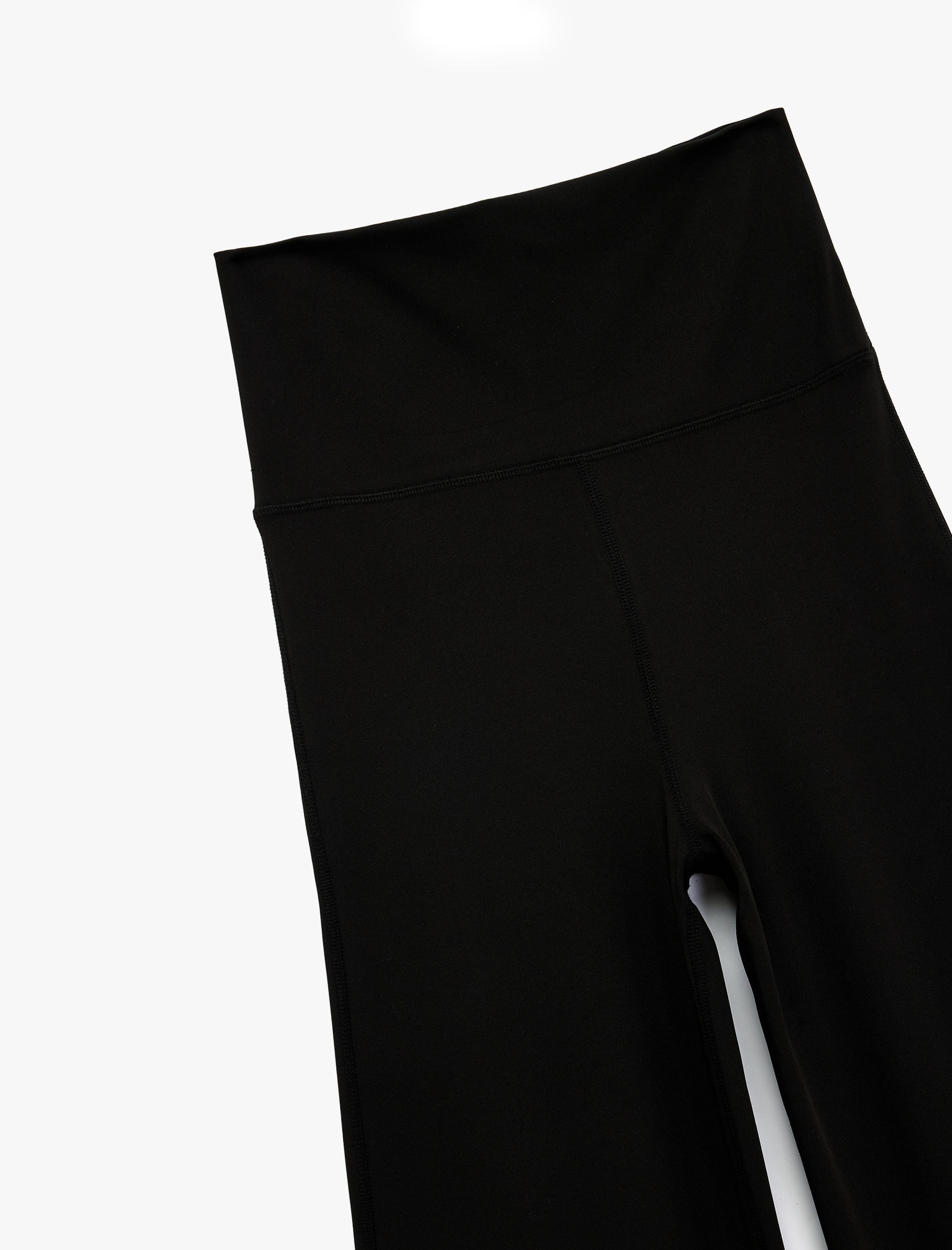   Koton X Sibil Çetinkaya - Katlı Yüksek Bel Dikiş Detaylı İspanyol Paça Spor Tayt