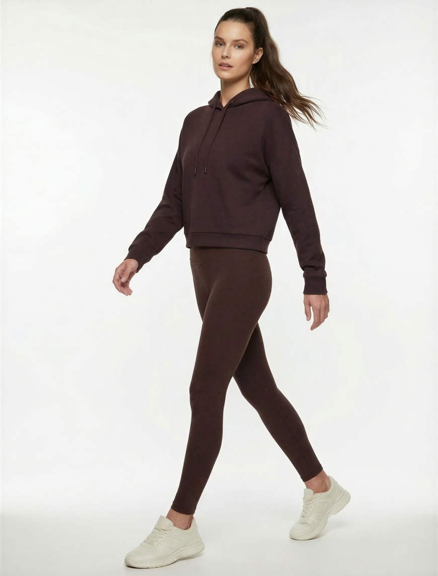 Koton Kadın Kapüşonlu Uzun Kollu Oversize Modal Sweatshirt