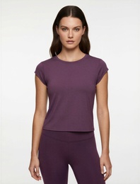 Rahat Kalıp Kısa Kollu İnterlok Bisiklet Yaka Spor Tişört