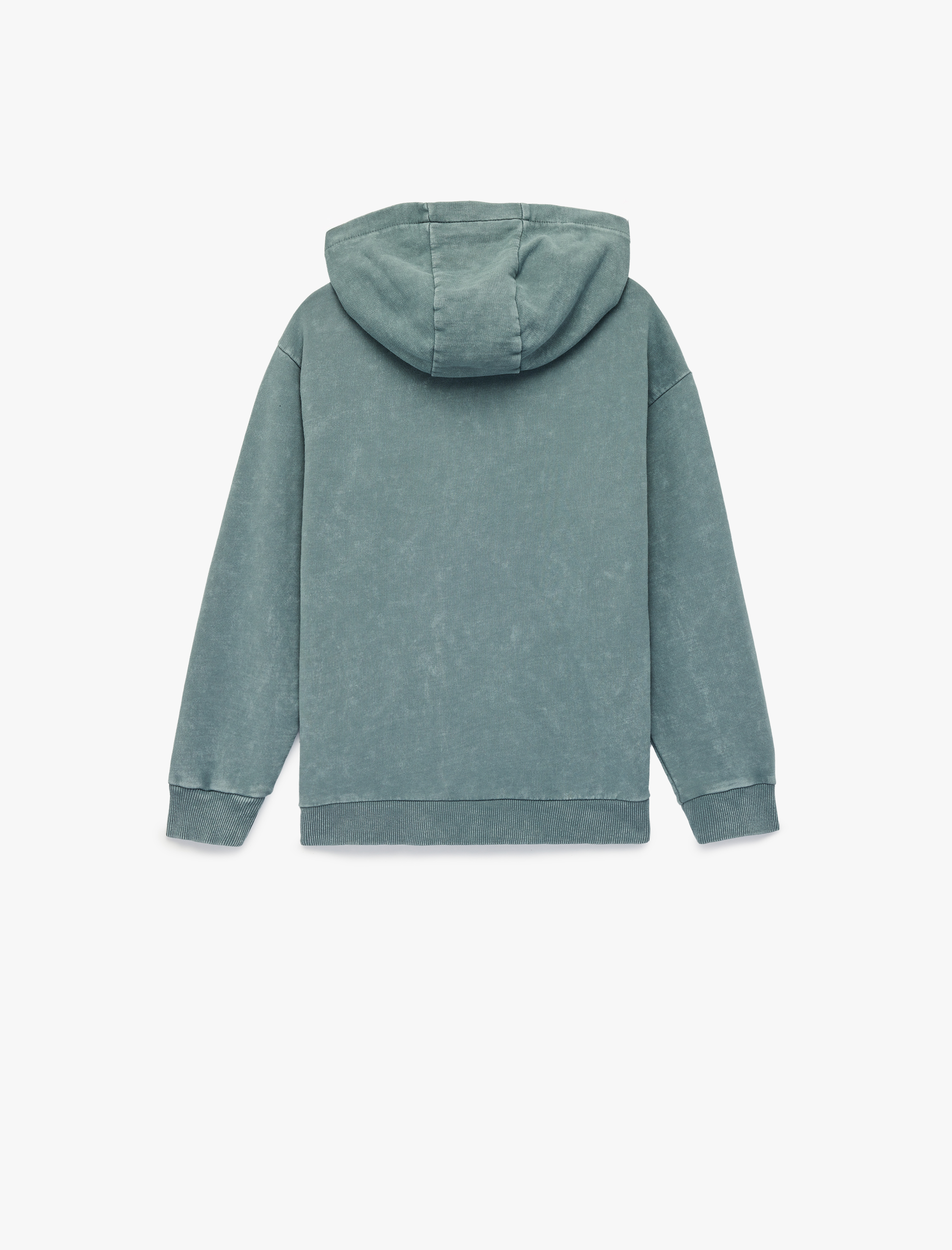  Erkek Çocuk Pamuklu Uzun Kollu Oversize Kapşonlu Sweatshirt