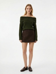 Normal Bel Mini A Kesim Tüvit Etek