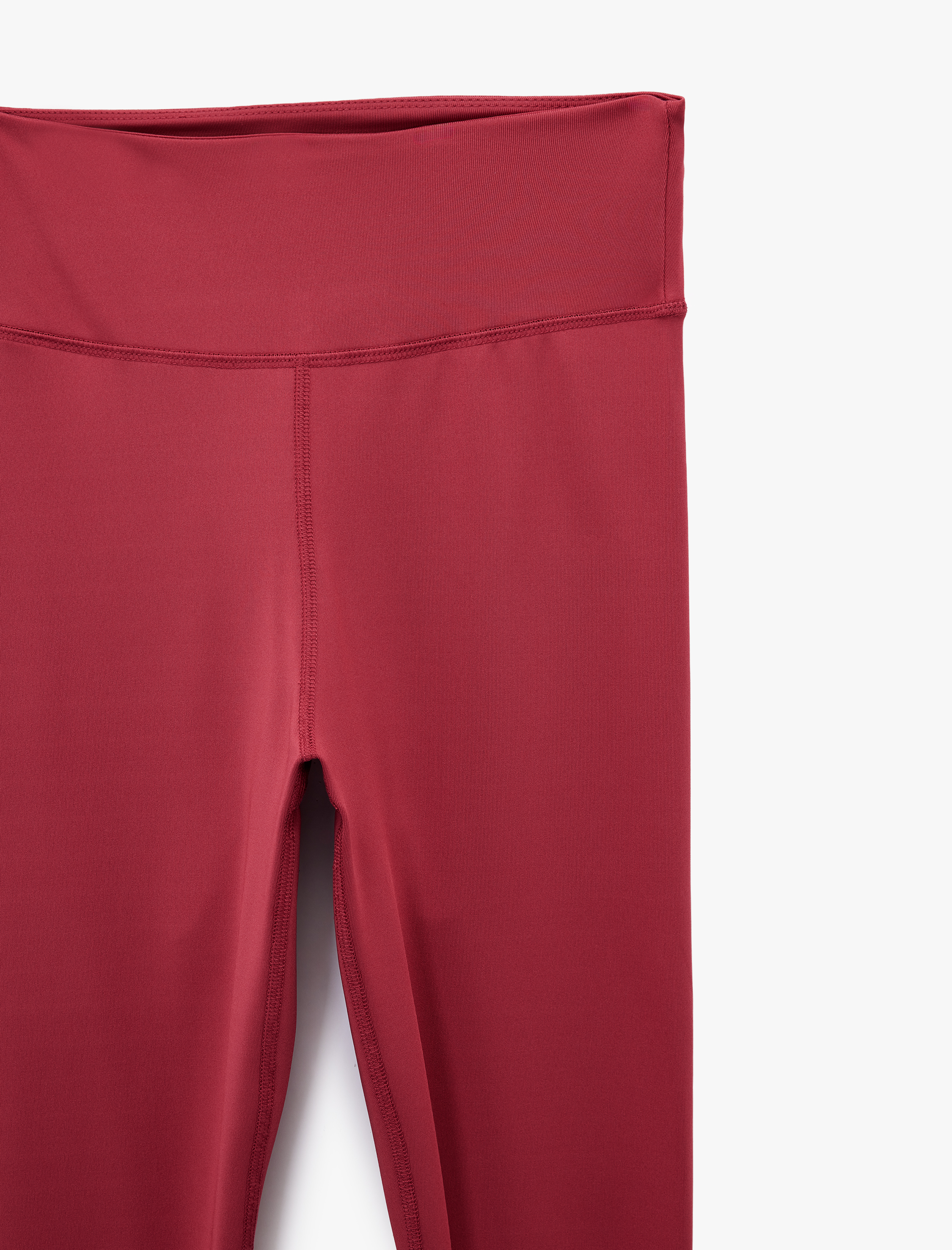   Yüksek Bel Slim Fit Basic Spor Tayt