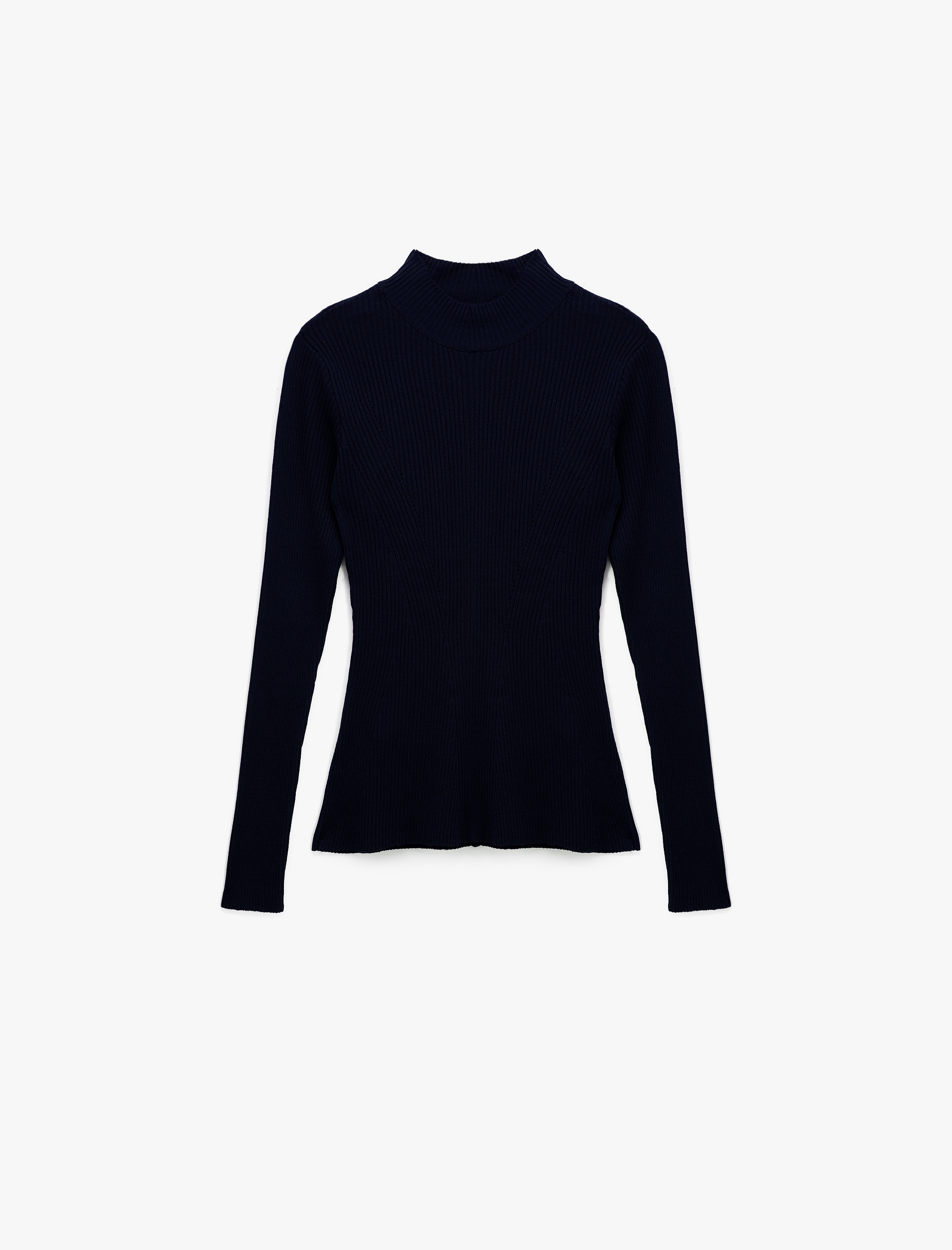   Koton X Melis Ağazat - Uzun Kollu Dik Yaka Triko Kazak