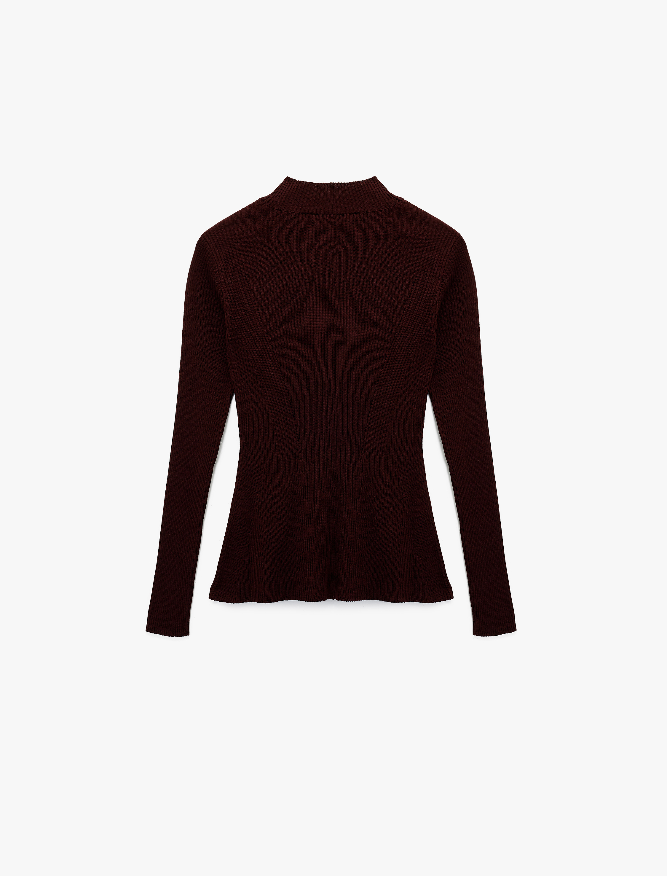   Koton X Melis Ağazat - Uzun Kollu Dik Yaka Triko Kazak