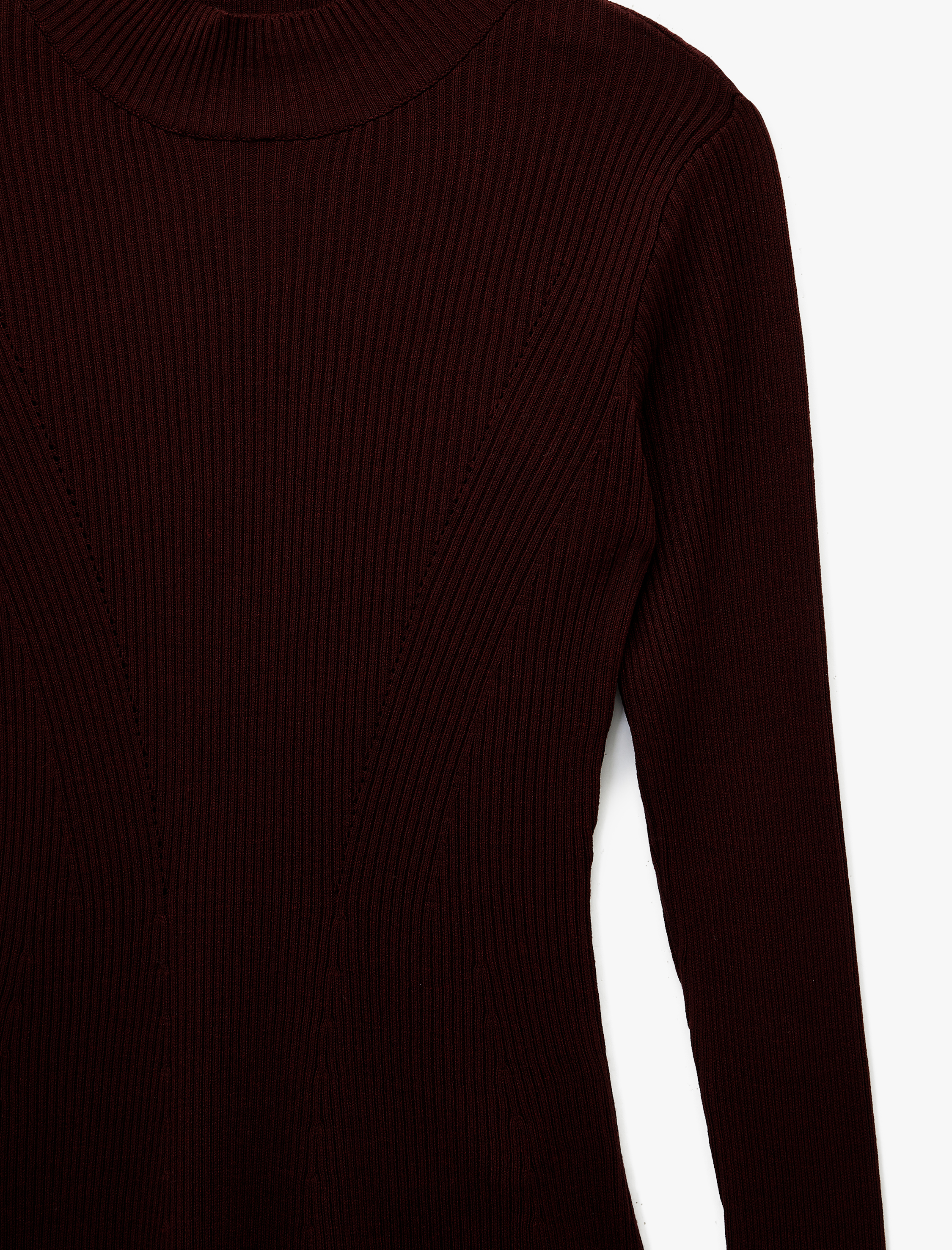   Koton X Melis Ağazat - Uzun Kollu Dik Yaka Triko Kazak