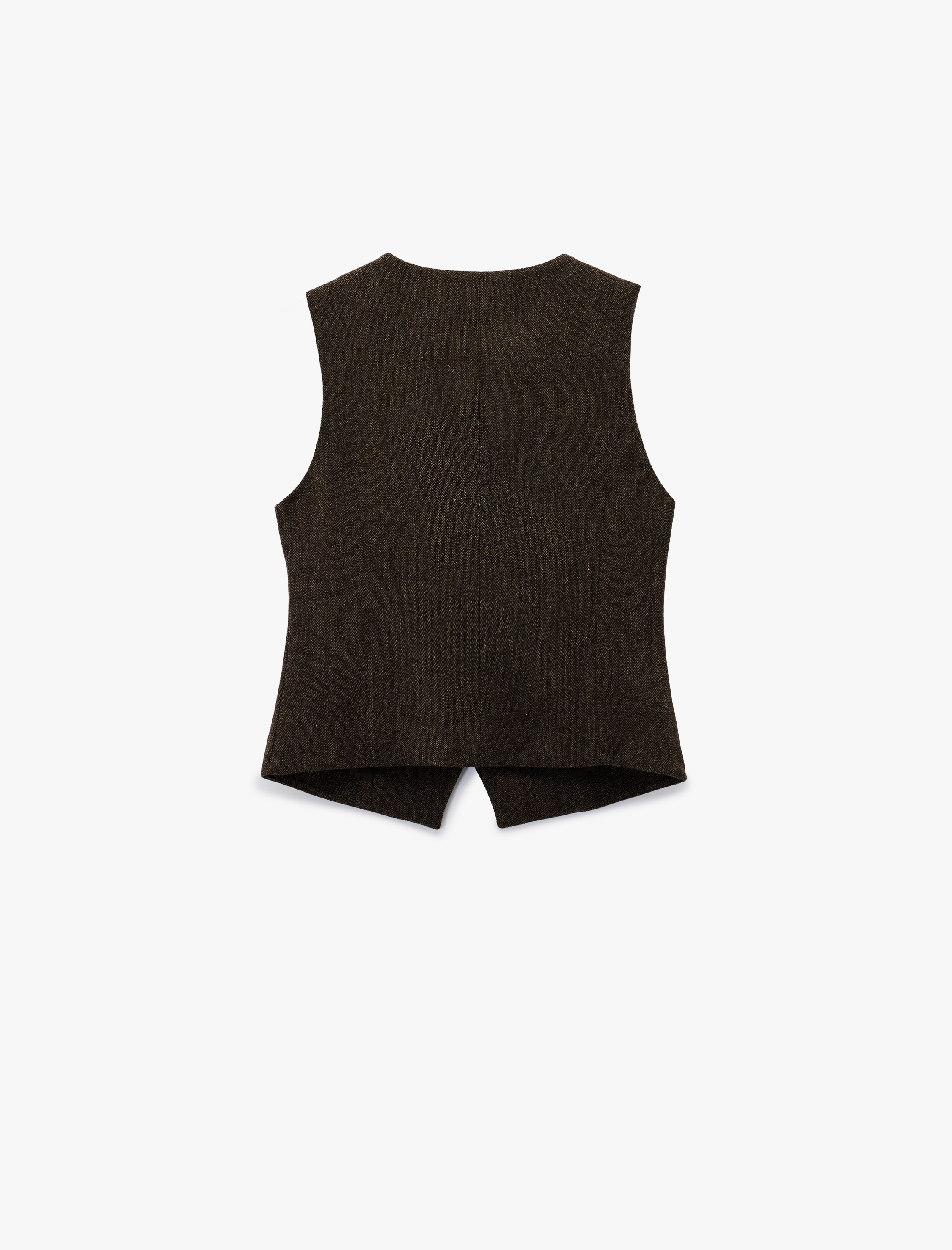   Koton X Şahika Ercümen - Slim Fit Asimetrik Düğmeli Yelek