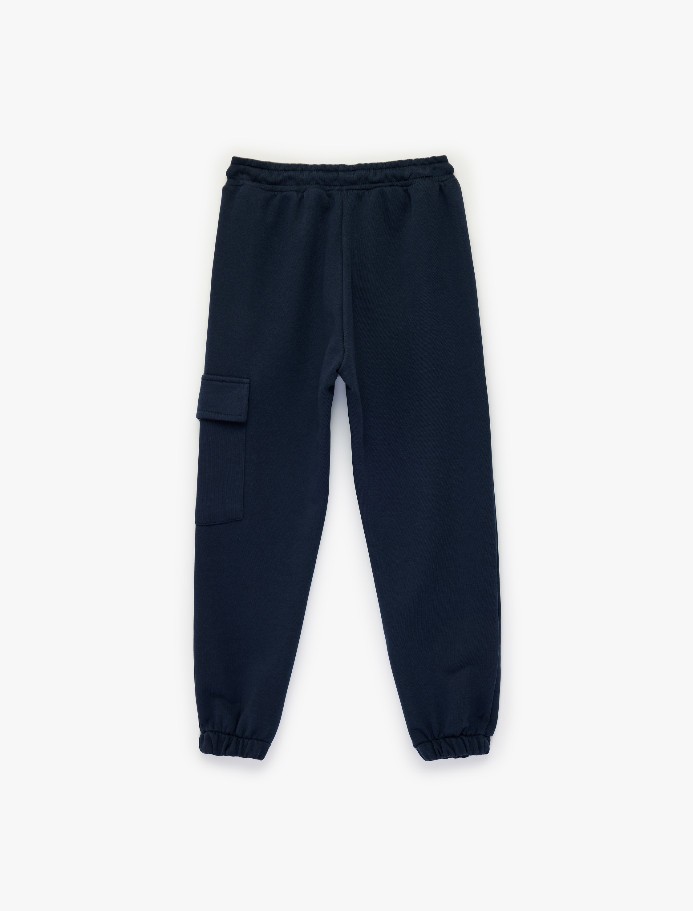  Erkek Çocuk Beli Bağlamalı Kapaklı Cep Detaylı Basic Jogger Eşofman Altı