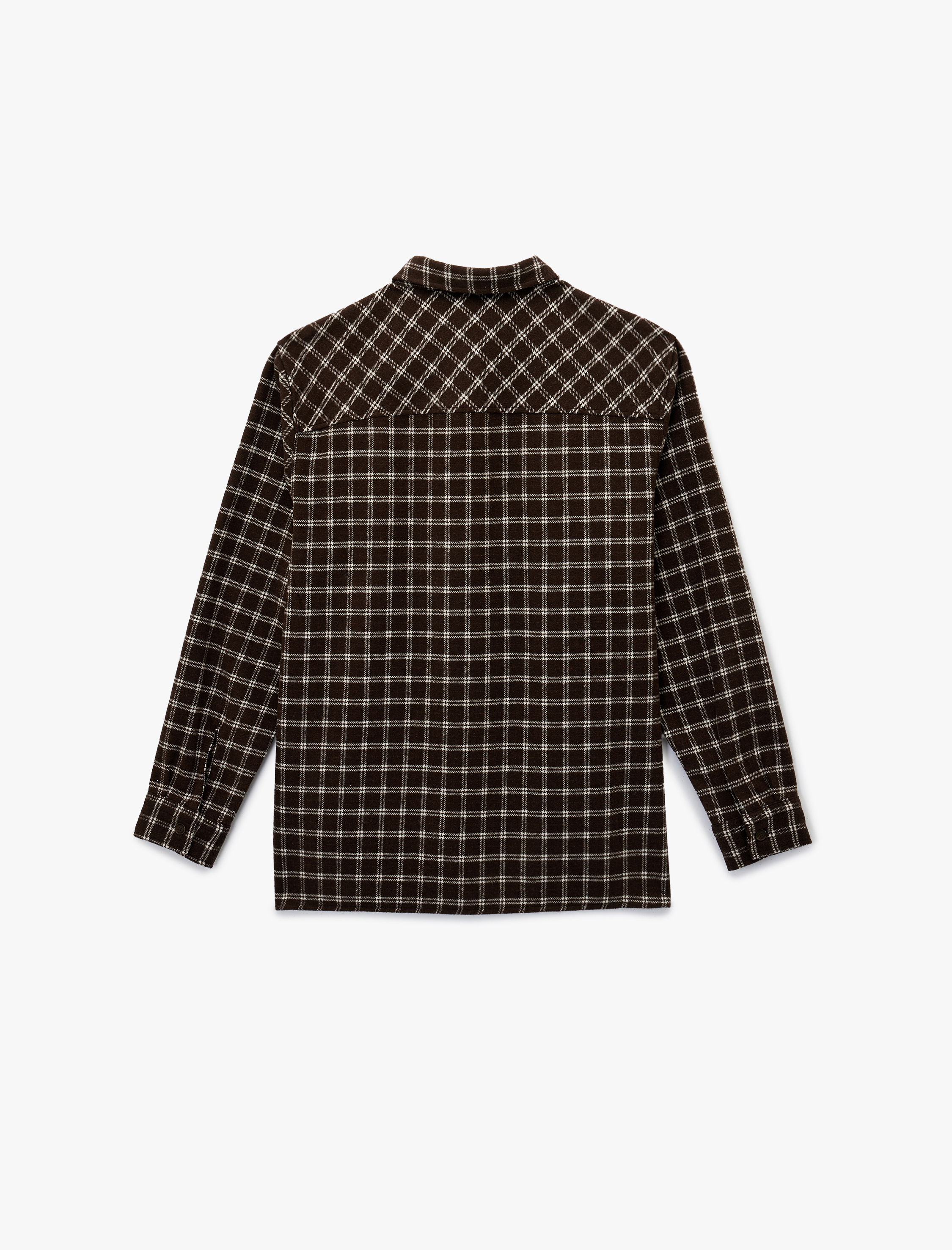   Regular Fit Klasik Yaka Uzun Kollu Kareli Gömlek