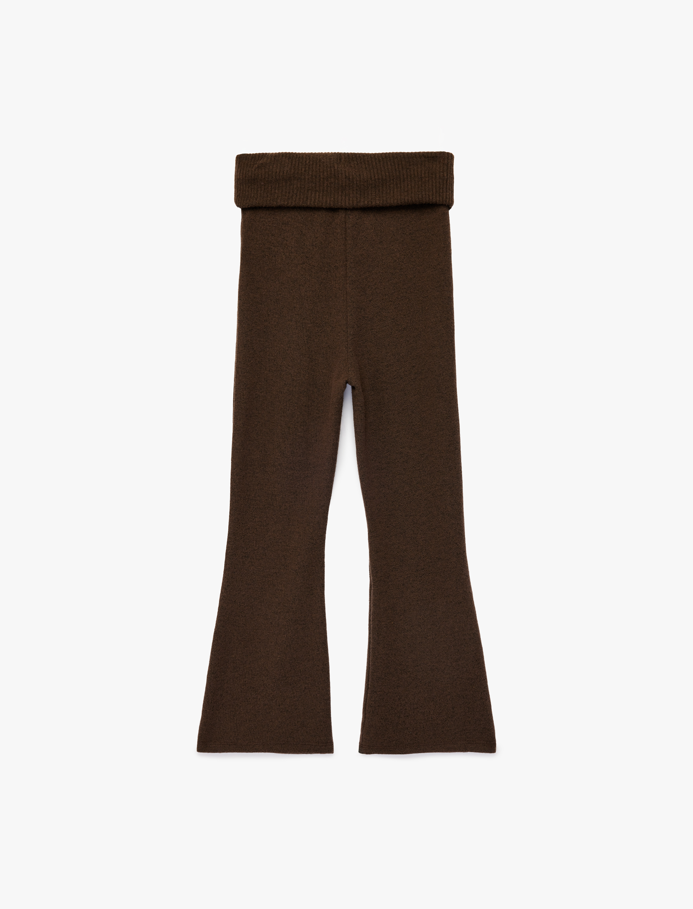  Kız Çocuk Viskon Karışımlı Slim Fit İspanyol Paça Pantolon