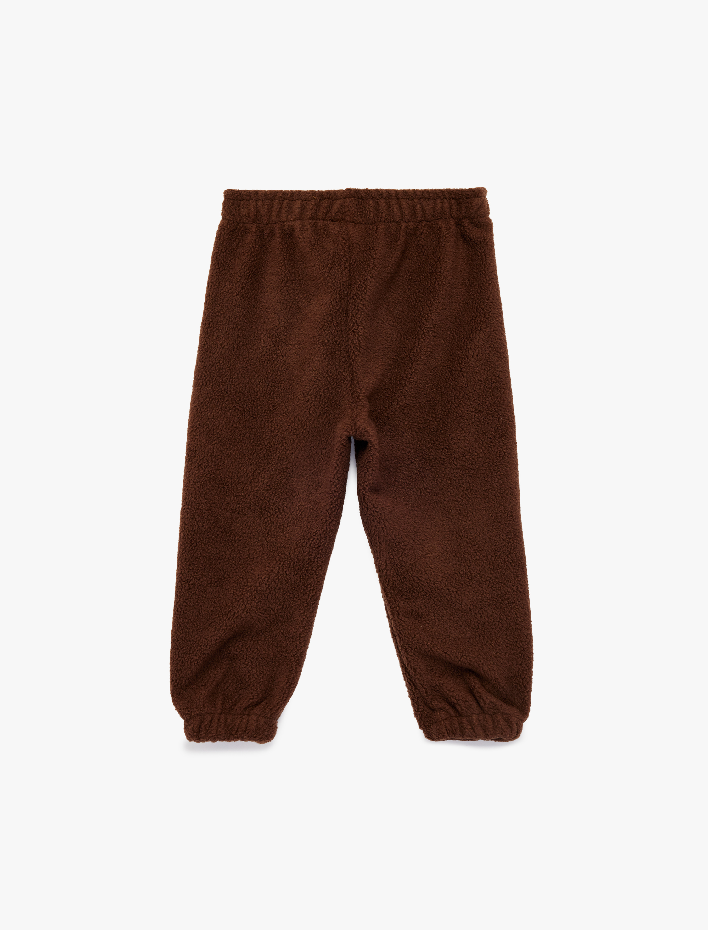  Erkek Bebek Beli Bağcıklı Polar Jogger Eşofman Altı