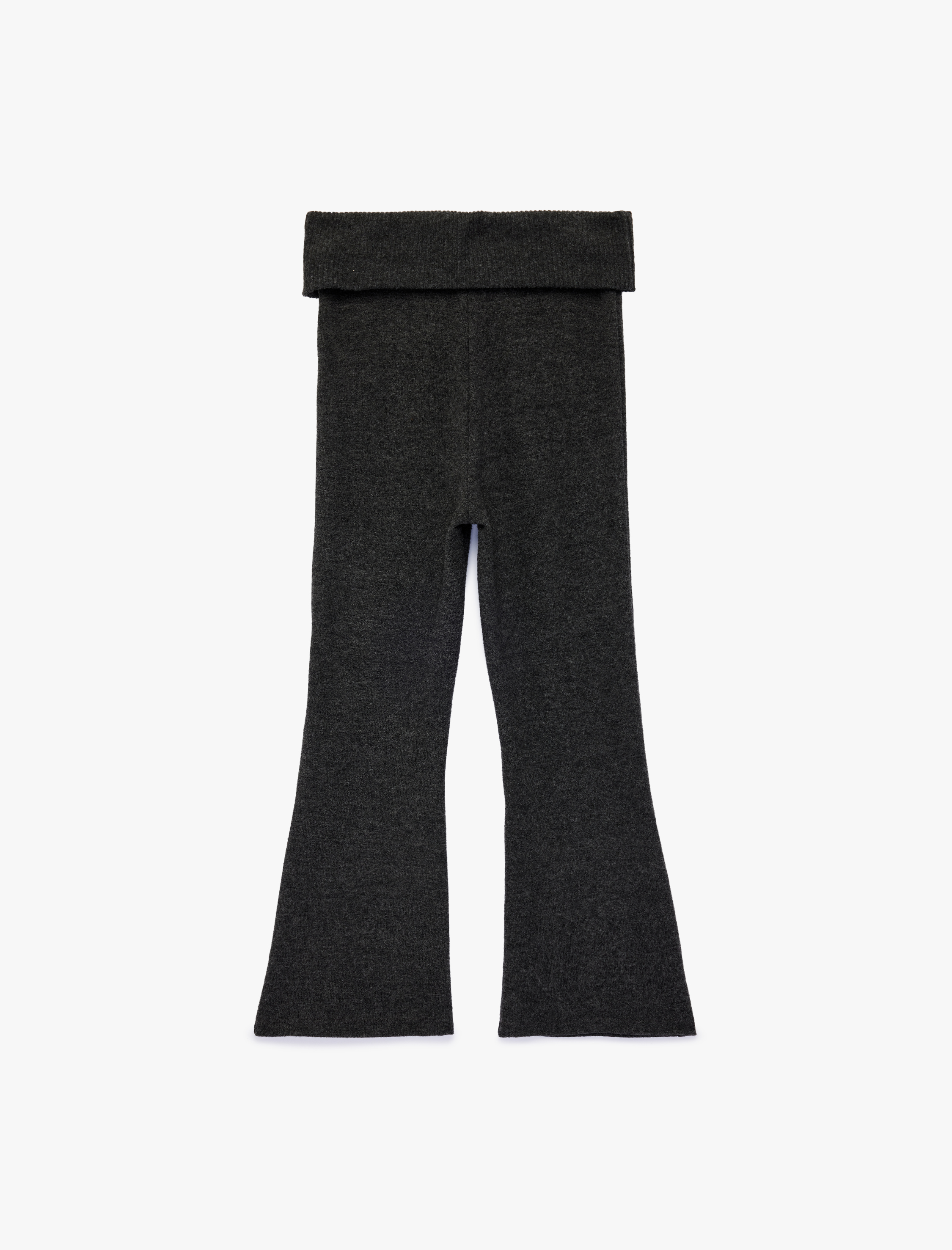  Kız Çocuk Viskon Karışımlı Slim Fit İspanyol Paça Pantolon