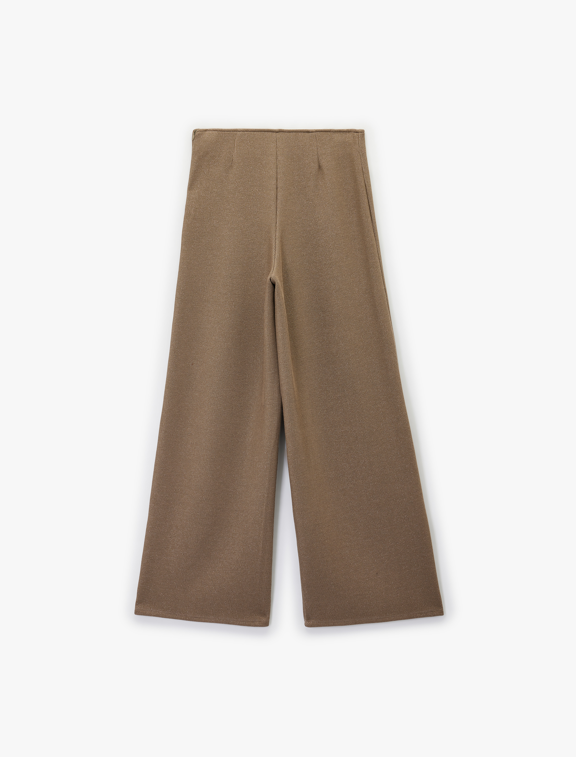   Koton X Şahika Ercümen - Regular Fit Işıltılı Uzun Geniş Paça Pantolon