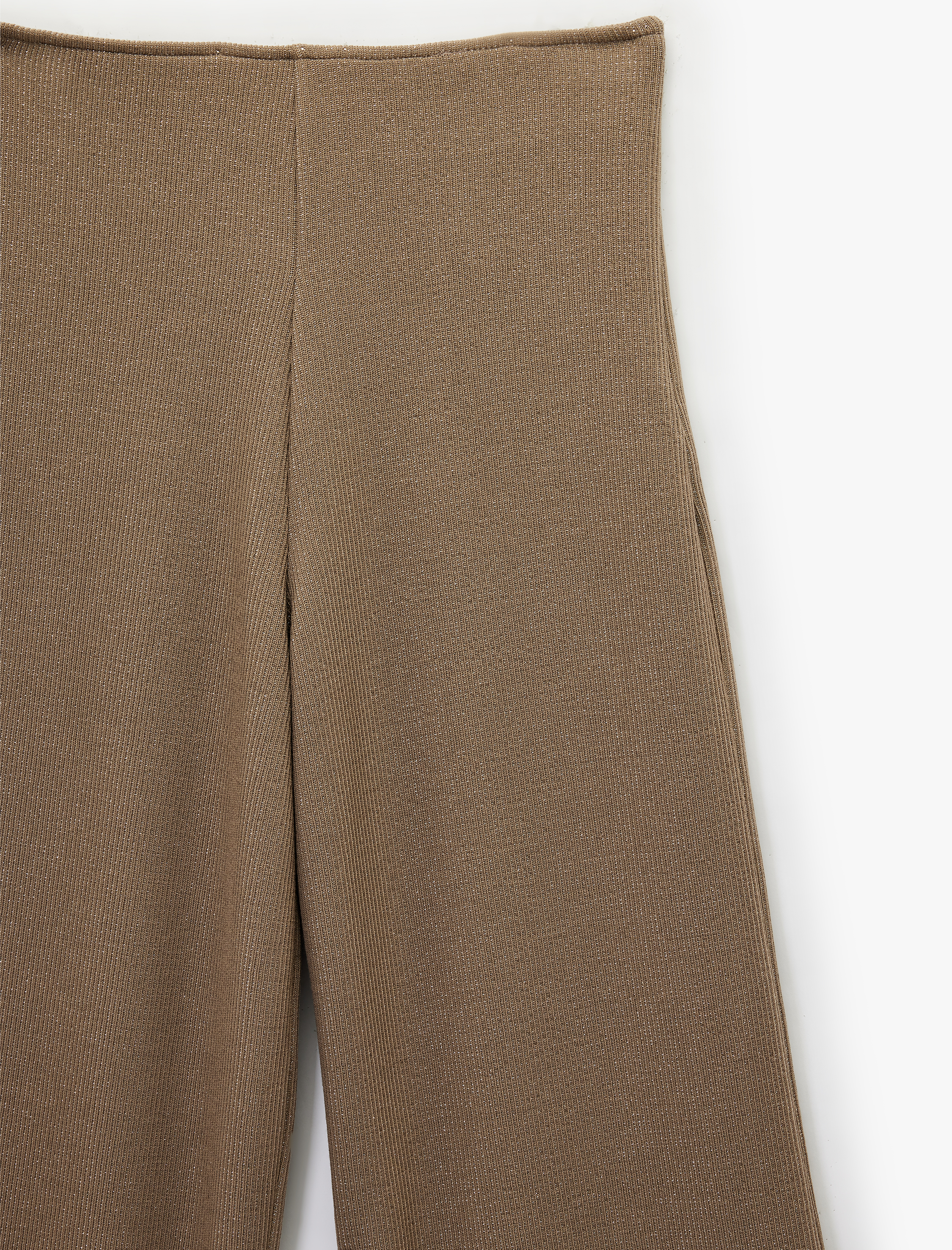   Koton X Şahika Ercümen - Regular Fit Işıltılı Uzun Geniş Paça Pantolon