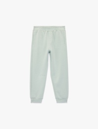 Cepli Beli Lastikli Oversize Basic Jogger Eşofman Altı