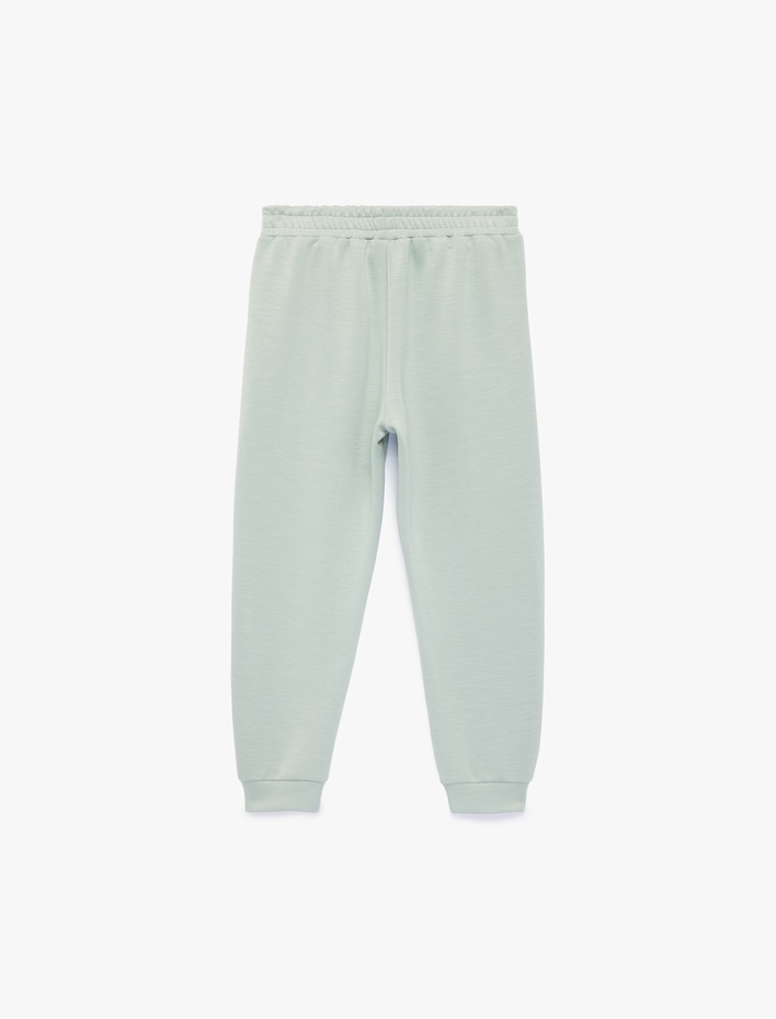 Erkek Çocuk Cepli Beli Lastikli Oversize Basic Jogger Eşofman Altı