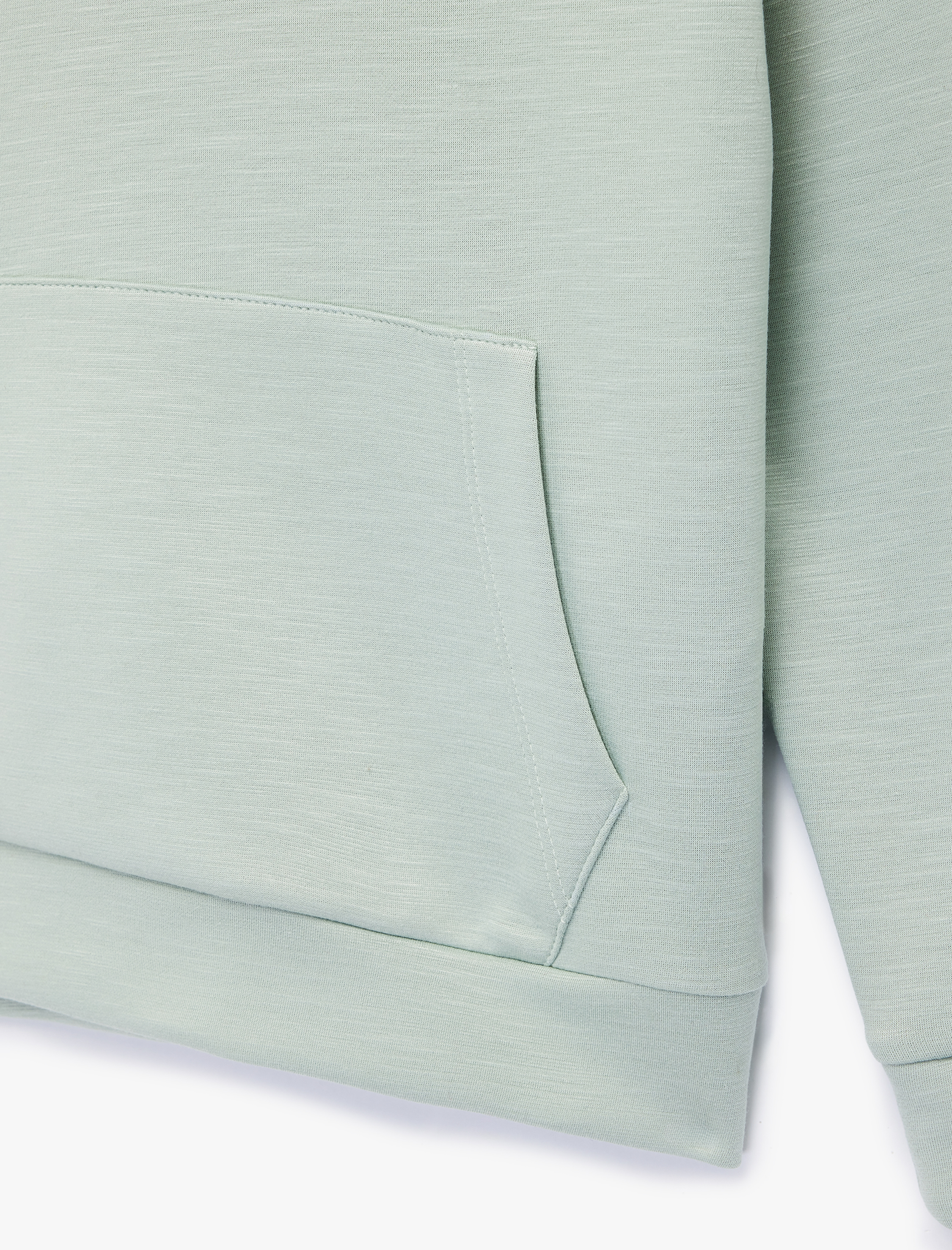  Erkek Çocuk Kanguru Cepli Uzun Kollu Oversize Basic Kapşonlu Sweatshirt