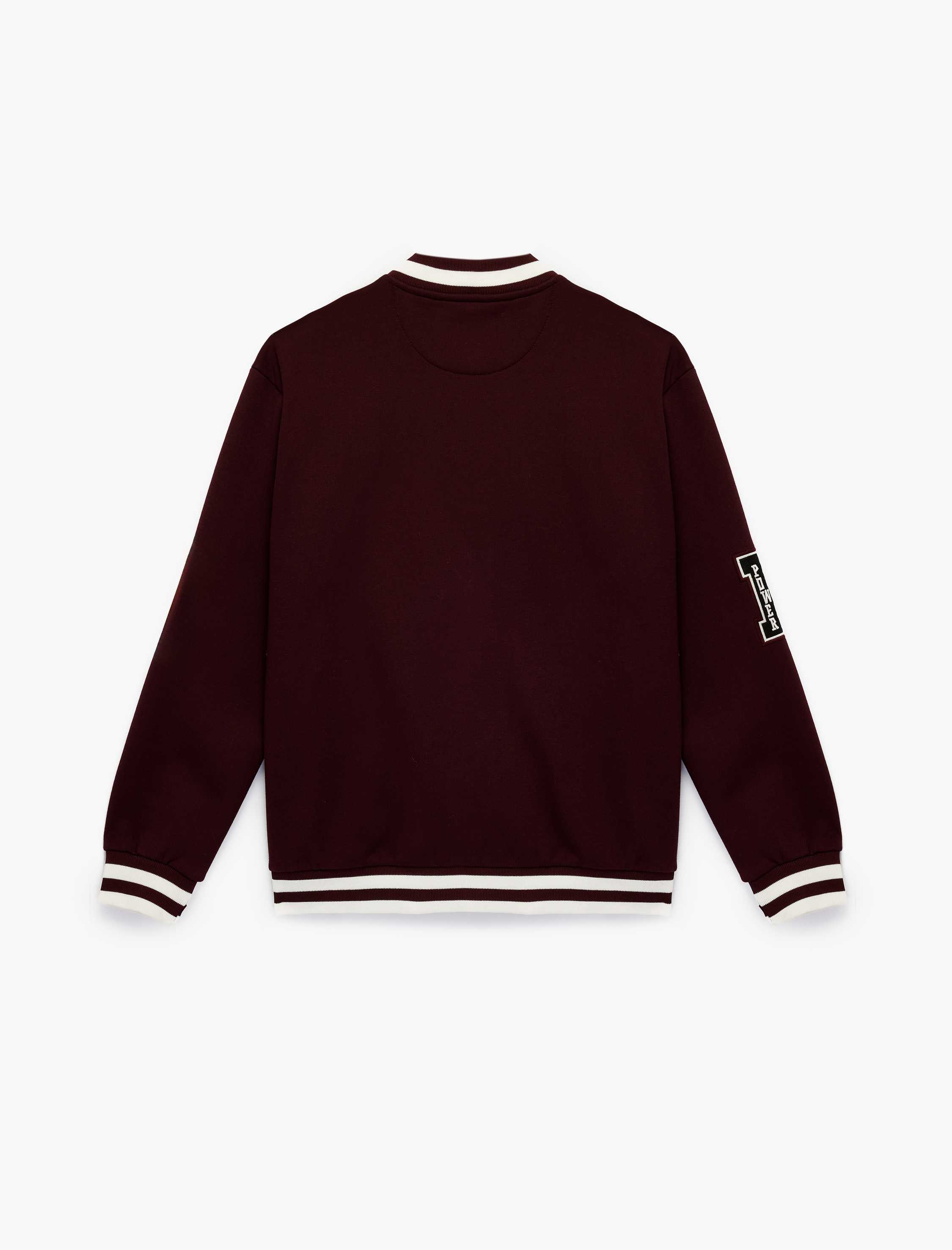   İşlemeli Çizgi Detaylı Çıtçıt Düğmeli Cepli Bomber Ceket