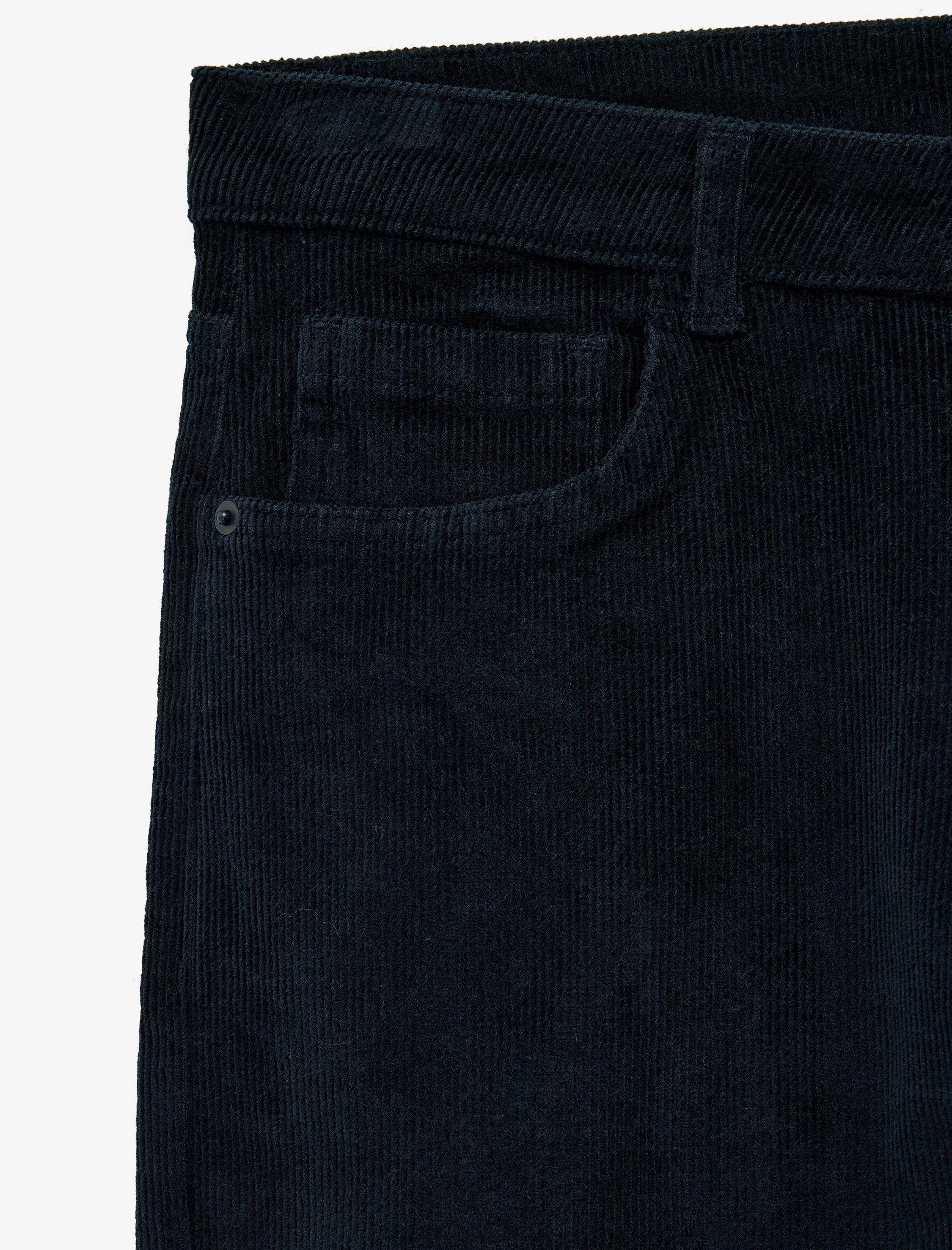   Pamuklu Normal Bel Cepli Fitilli Kadife Pantolon