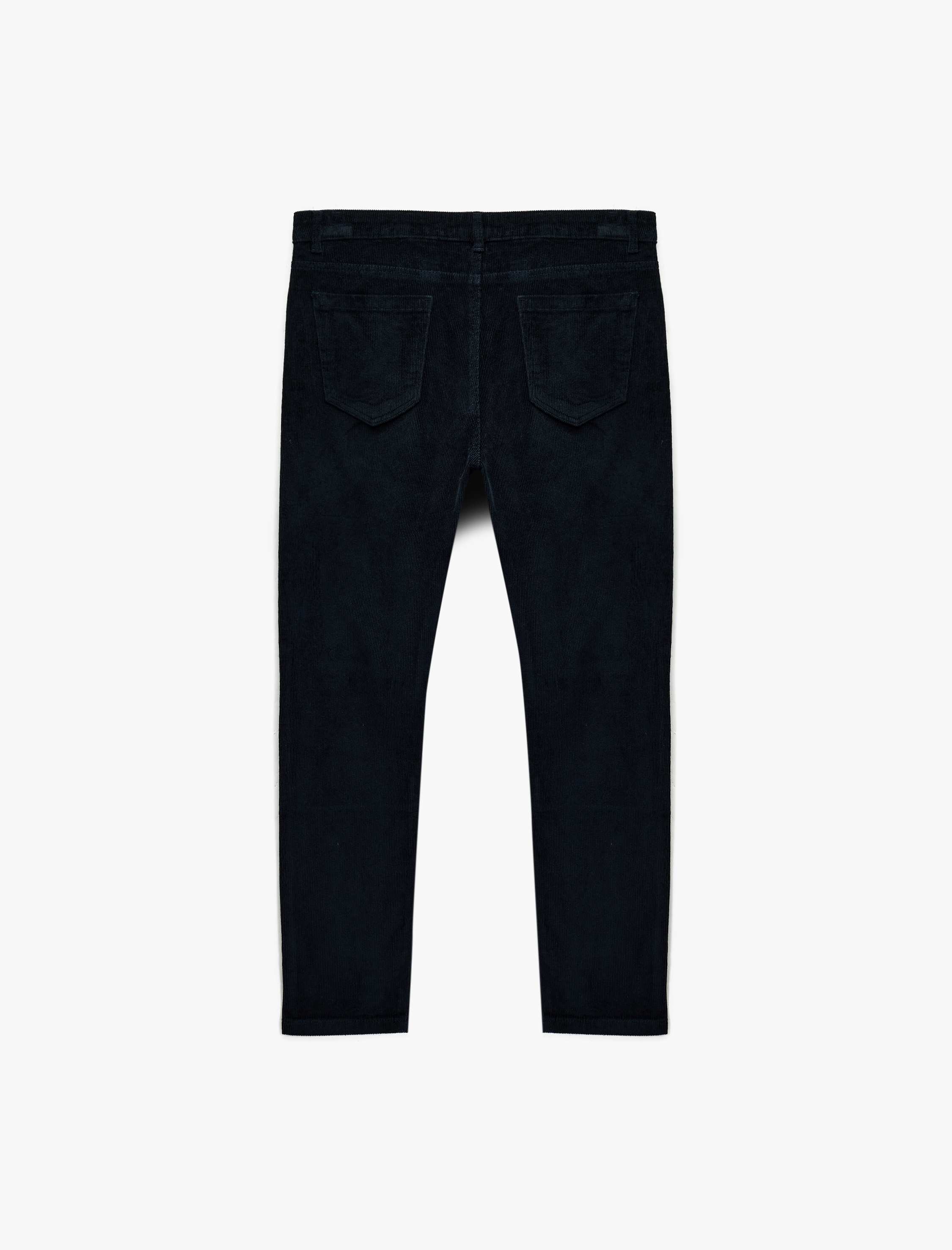   Pamuklu Normal Bel Cepli Fitilli Kadife Pantolon