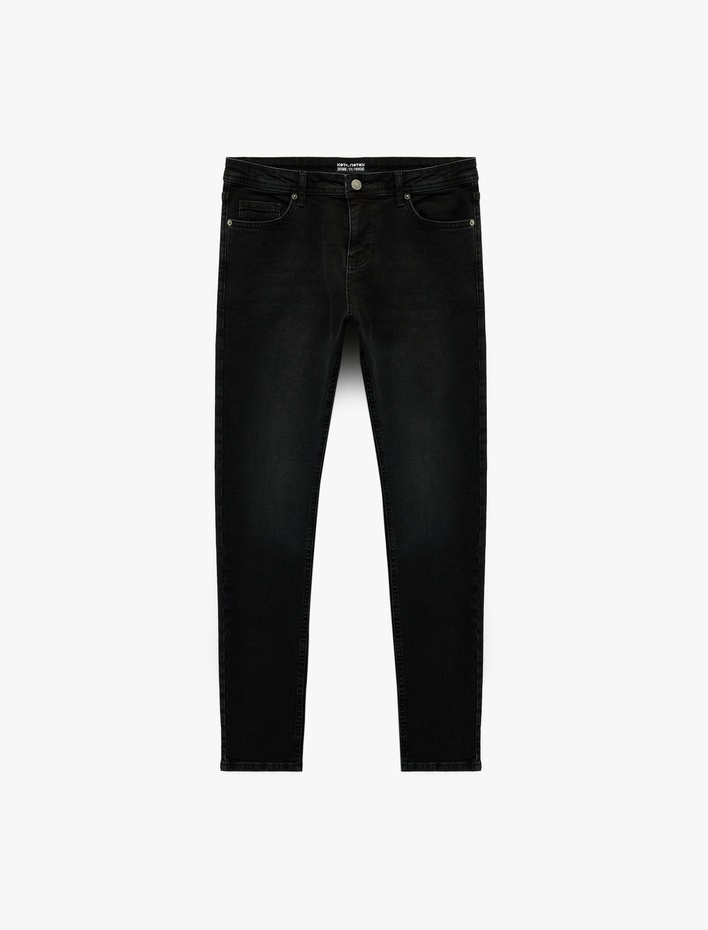  Normal Bel Pamuklu Skinny Fit Jean Pantolon - Michael Jean