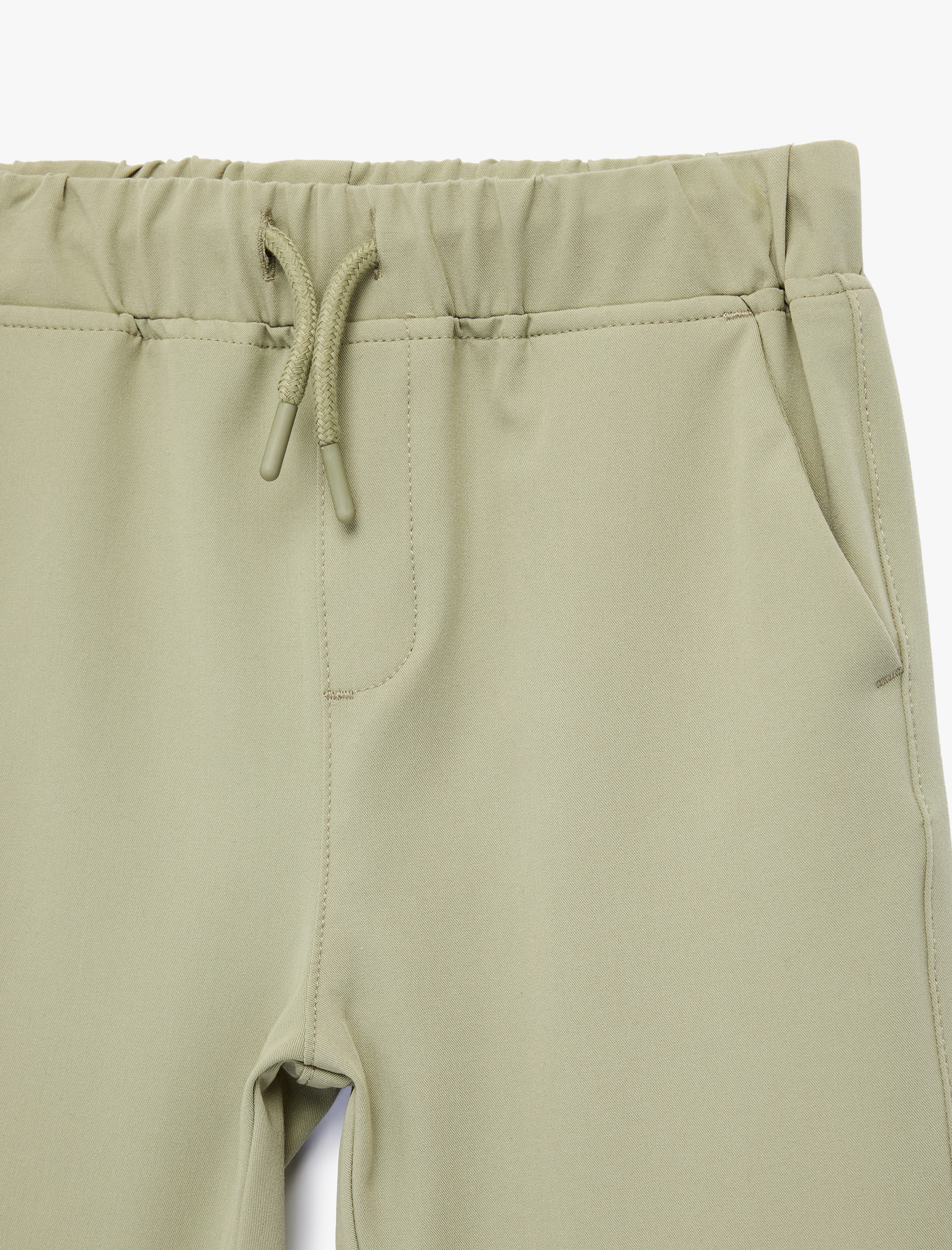  Erkek Çocuk Cepli Beli Bağcıklı Basic Jogger Eşofman Altı