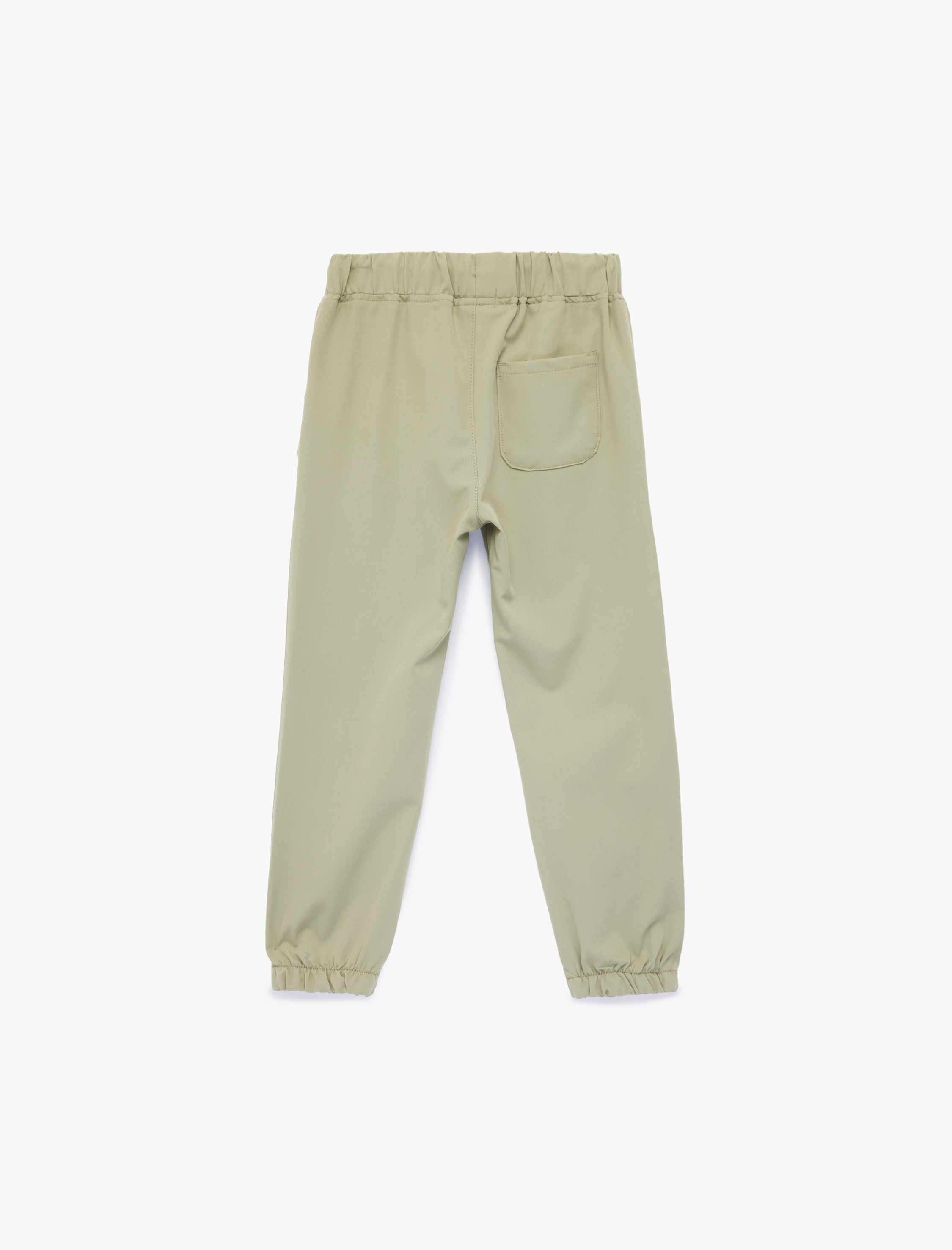  Erkek Çocuk Cepli Beli Bağcıklı Basic Jogger Eşofman Altı