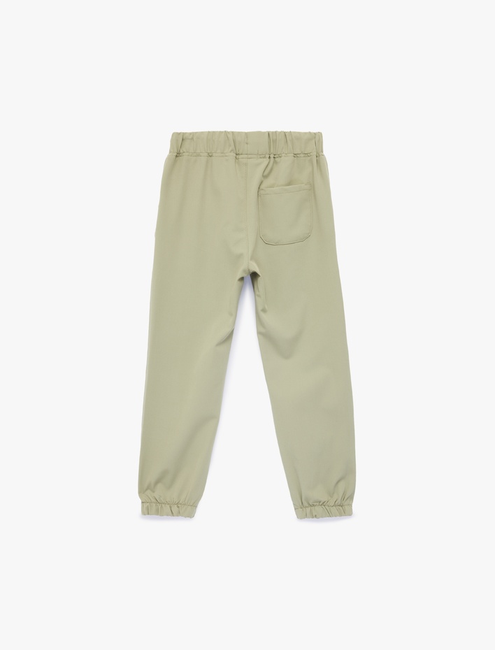 Erkek Çocuk Cepli Beli Bağcıklı Basic Jogger Eşofman Altı