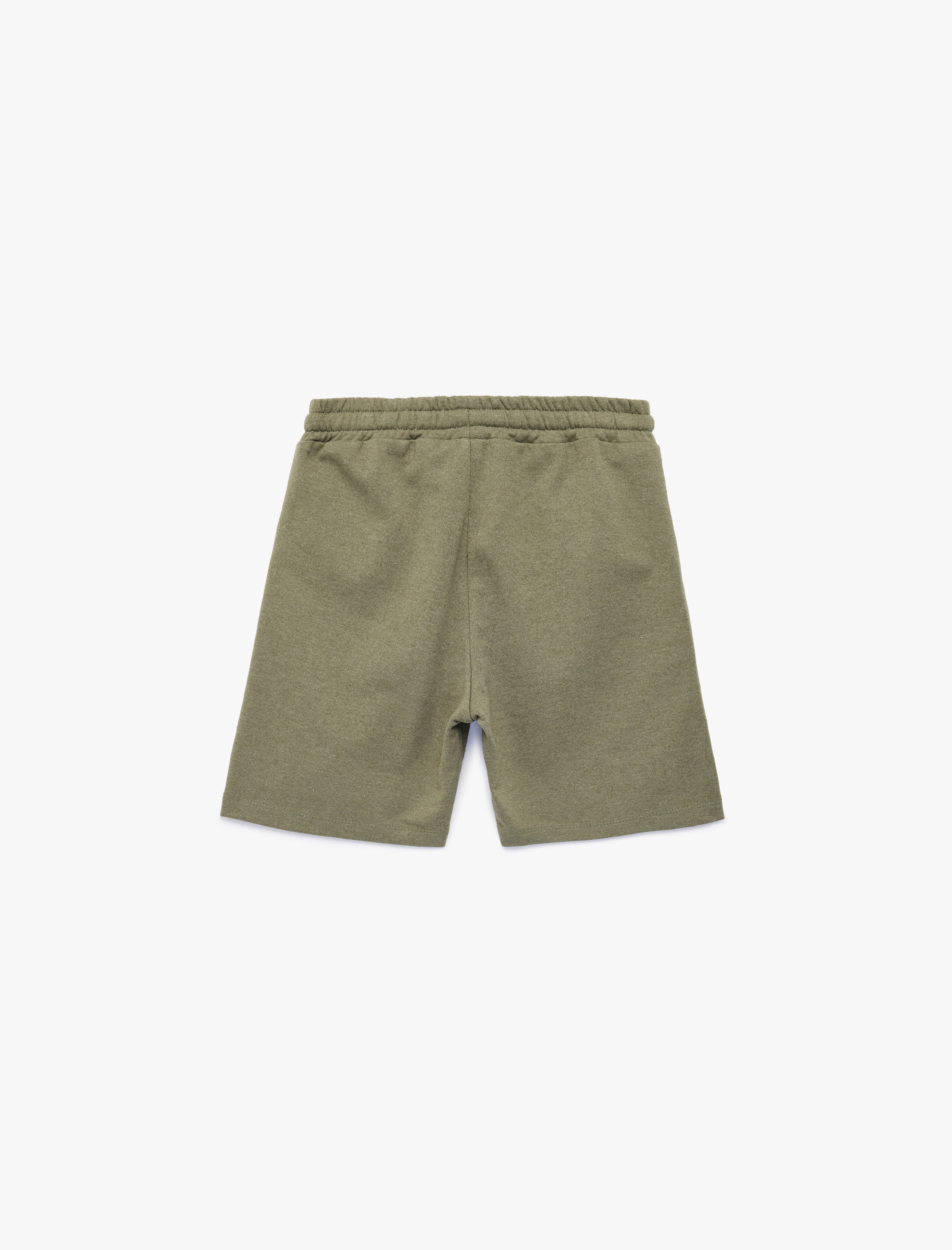  Erkek Çocuk Cepli Beli Bağcıklı Pamuk Karışımlı Basic Şort