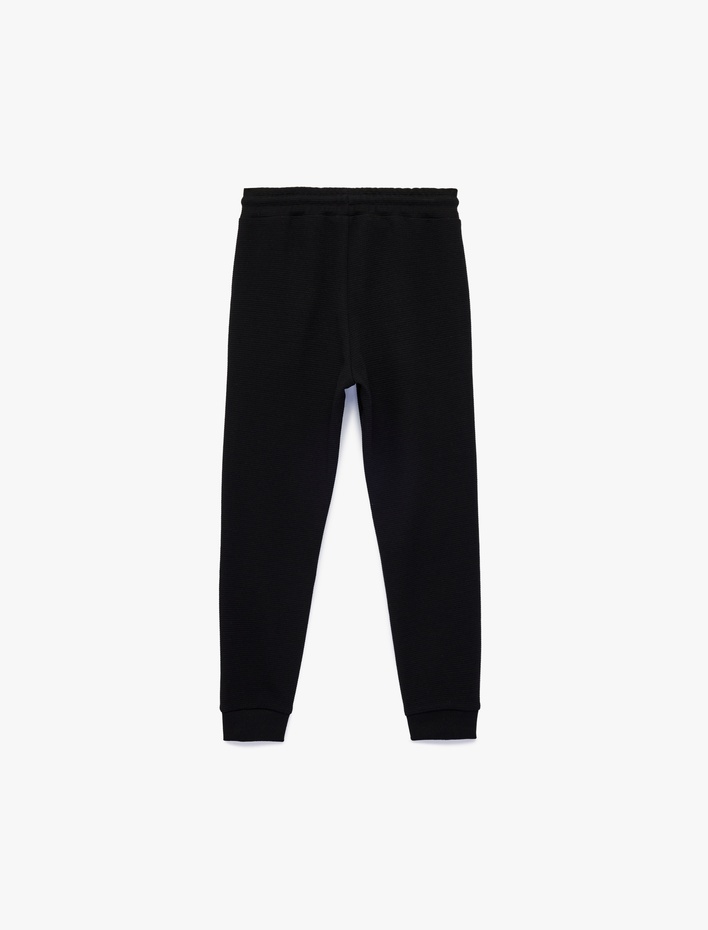 Erkek Çocuk Cepli Beli Bağcıklı Basic Jogger Eşofman Altı