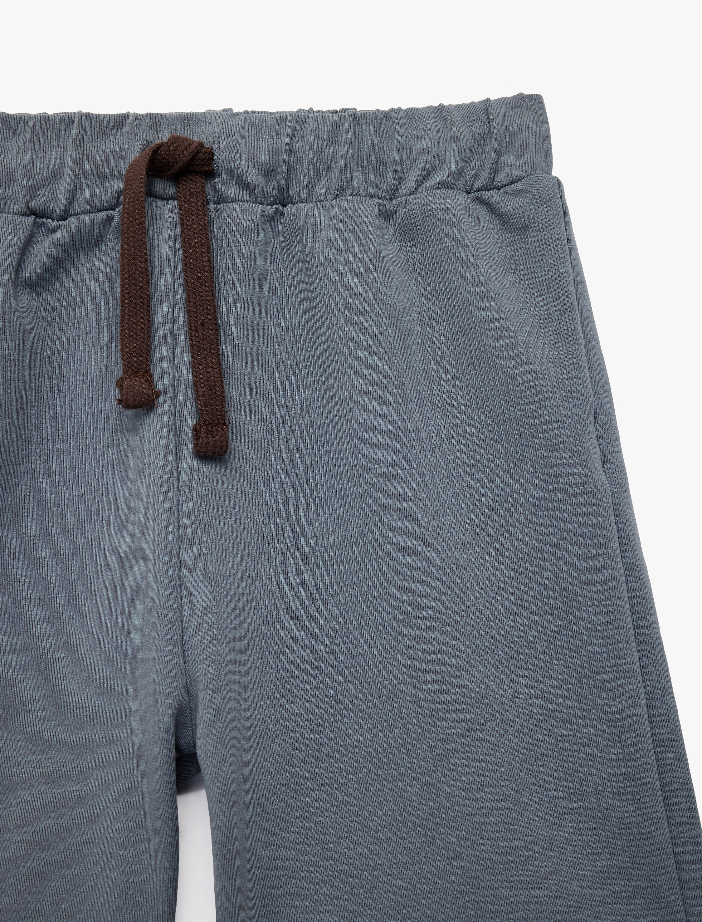  Erkek Çocuk Beli Bağlamalı Pamuklu Basic Şort