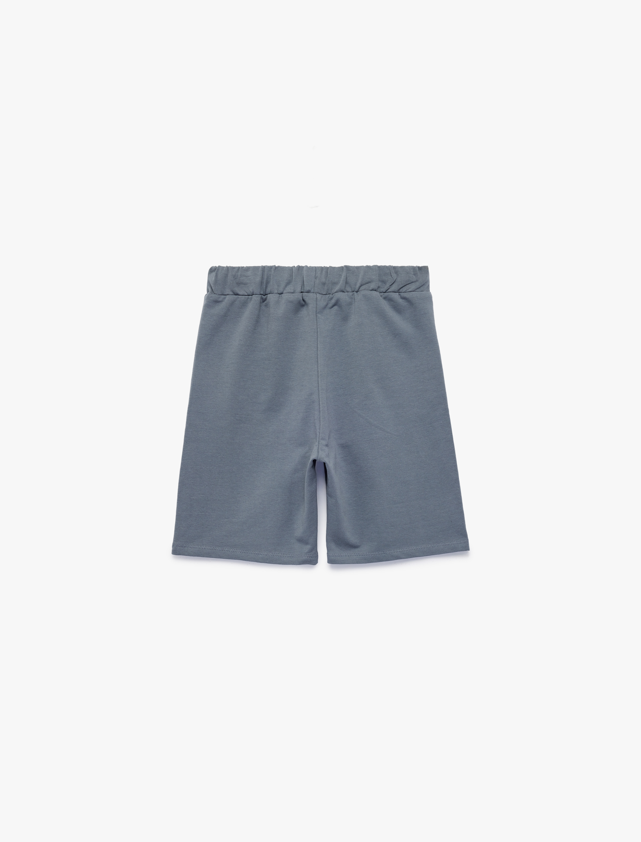  Erkek Çocuk Beli Bağlamalı Pamuklu Basic Şort