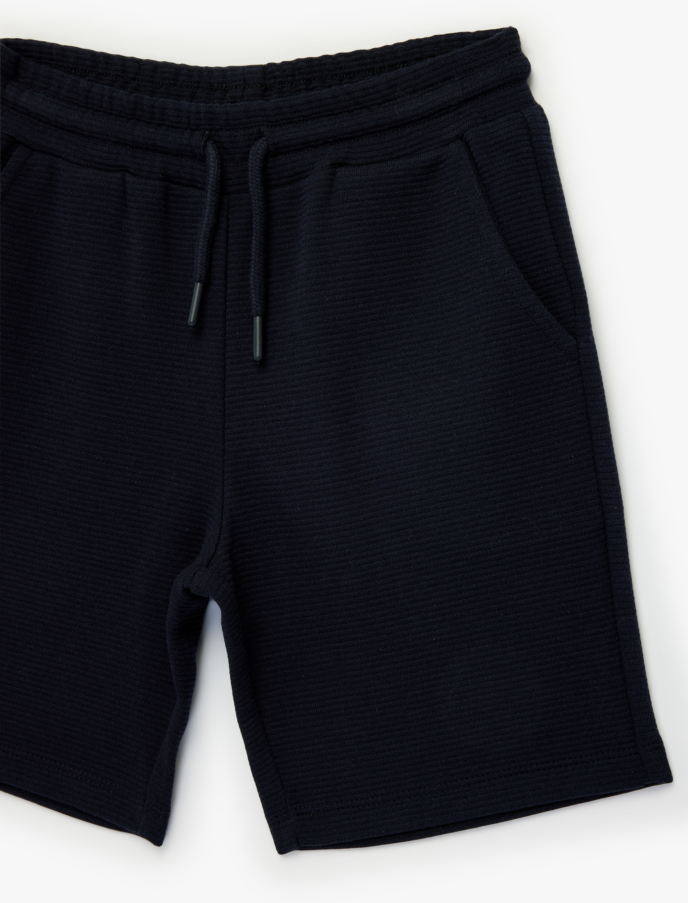  Erkek Çocuk Beli Lastikli Pamuk Karışımlı Yan Cepli Basic Şort