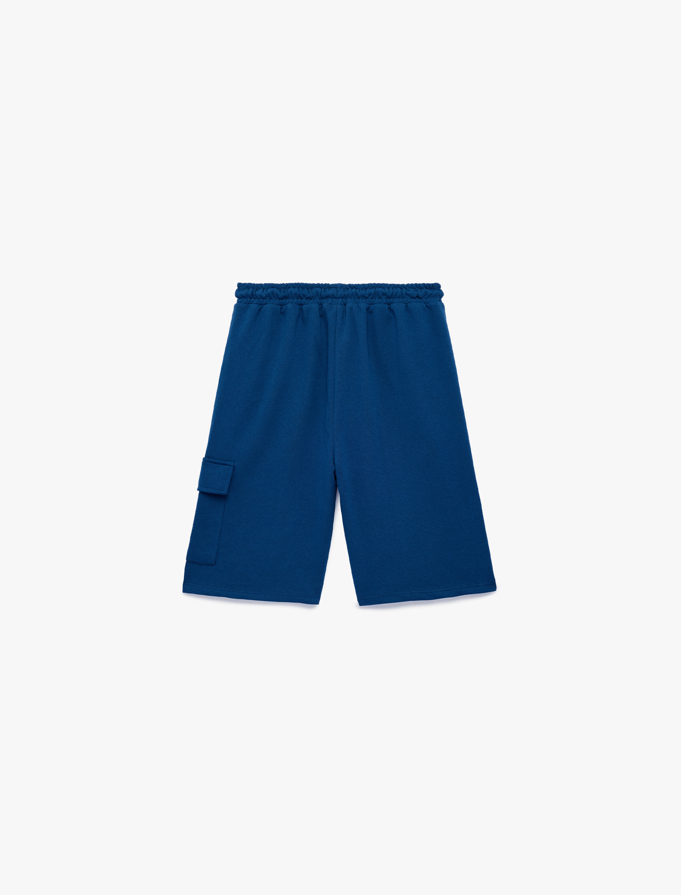  Erkek Çocuk Beli Lastikli Cep Detaylı Pamuklu Basic Şort