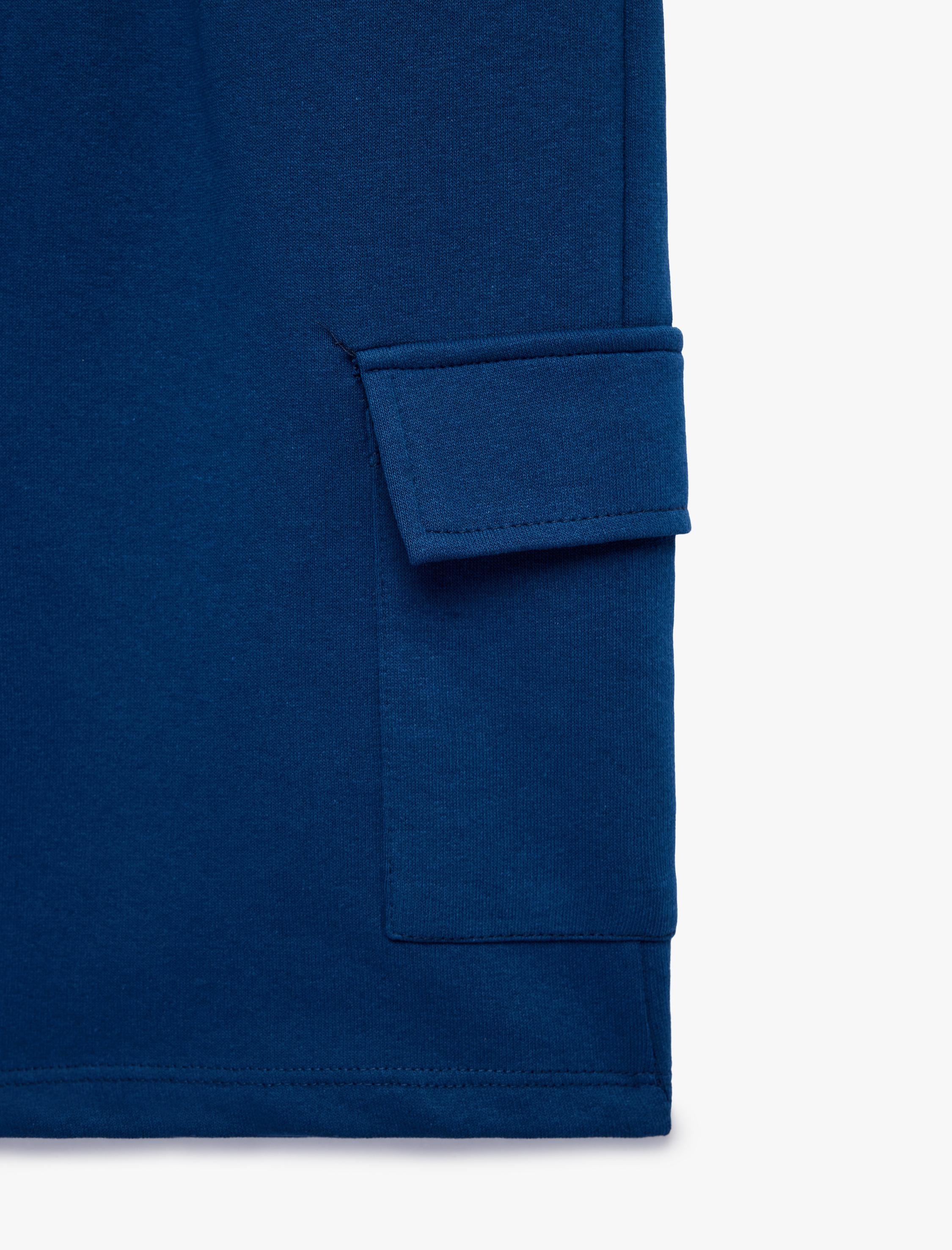  Erkek Çocuk Beli Lastikli Cep Detaylı Pamuklu Basic Şort