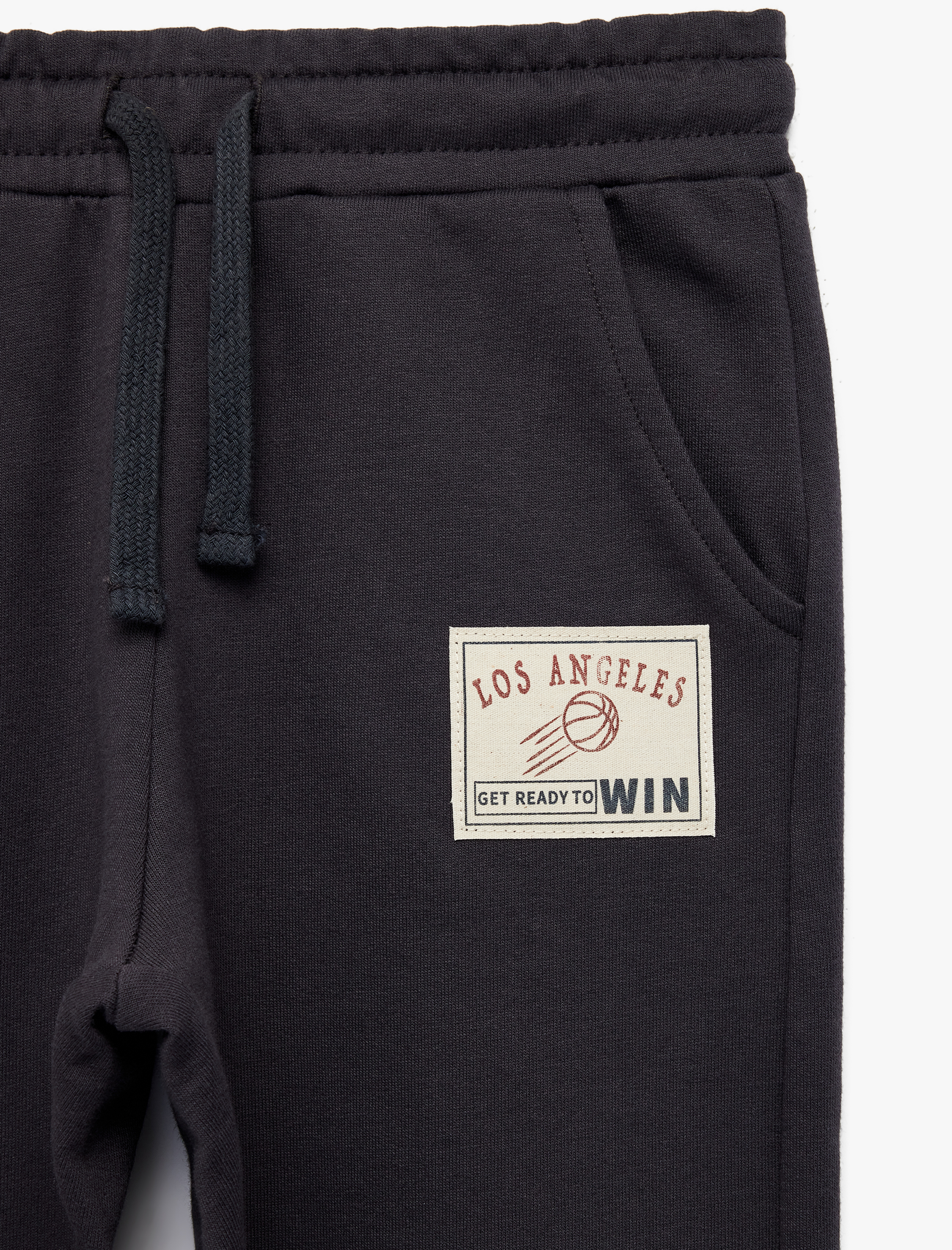  Erkek Çocuk Şardonlu Pamuklu Cepli Jogger Eşofman Altı