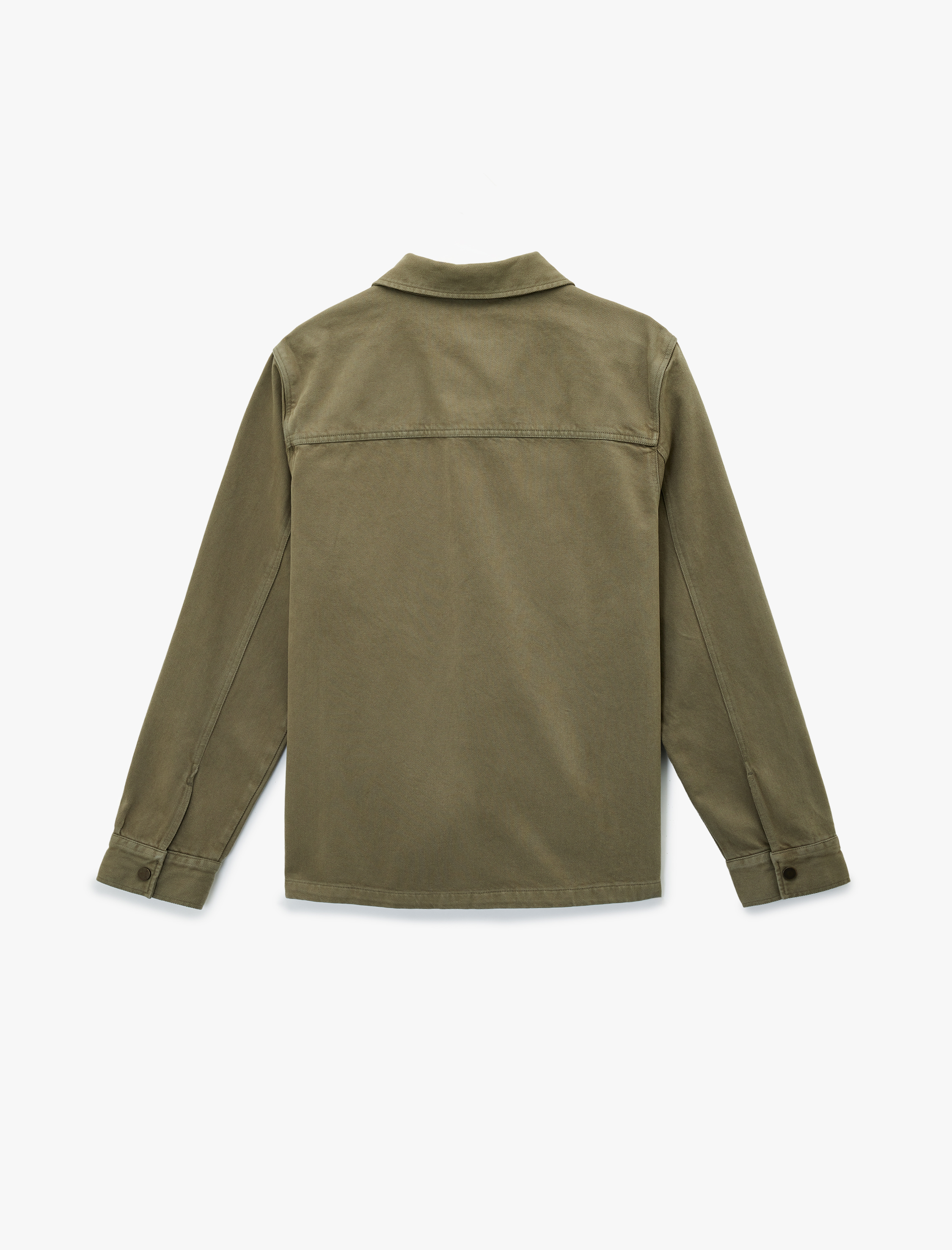   Regular Fit Uzun Kollu Cep Detaylı Fermuarlı Gömlek Ceket