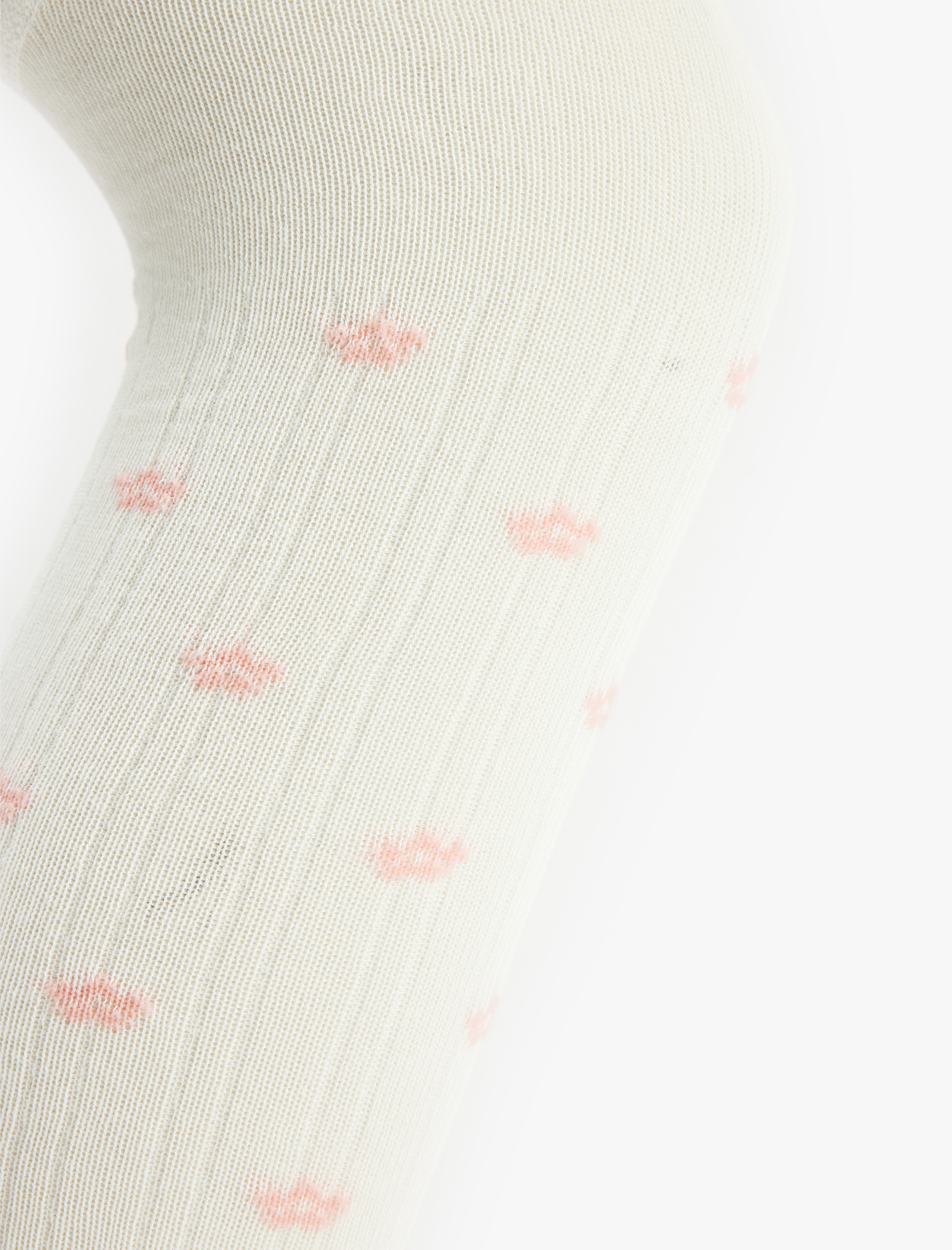  Kız Çocuk Pamuklu Kalp Desenli Külotlu Çorap