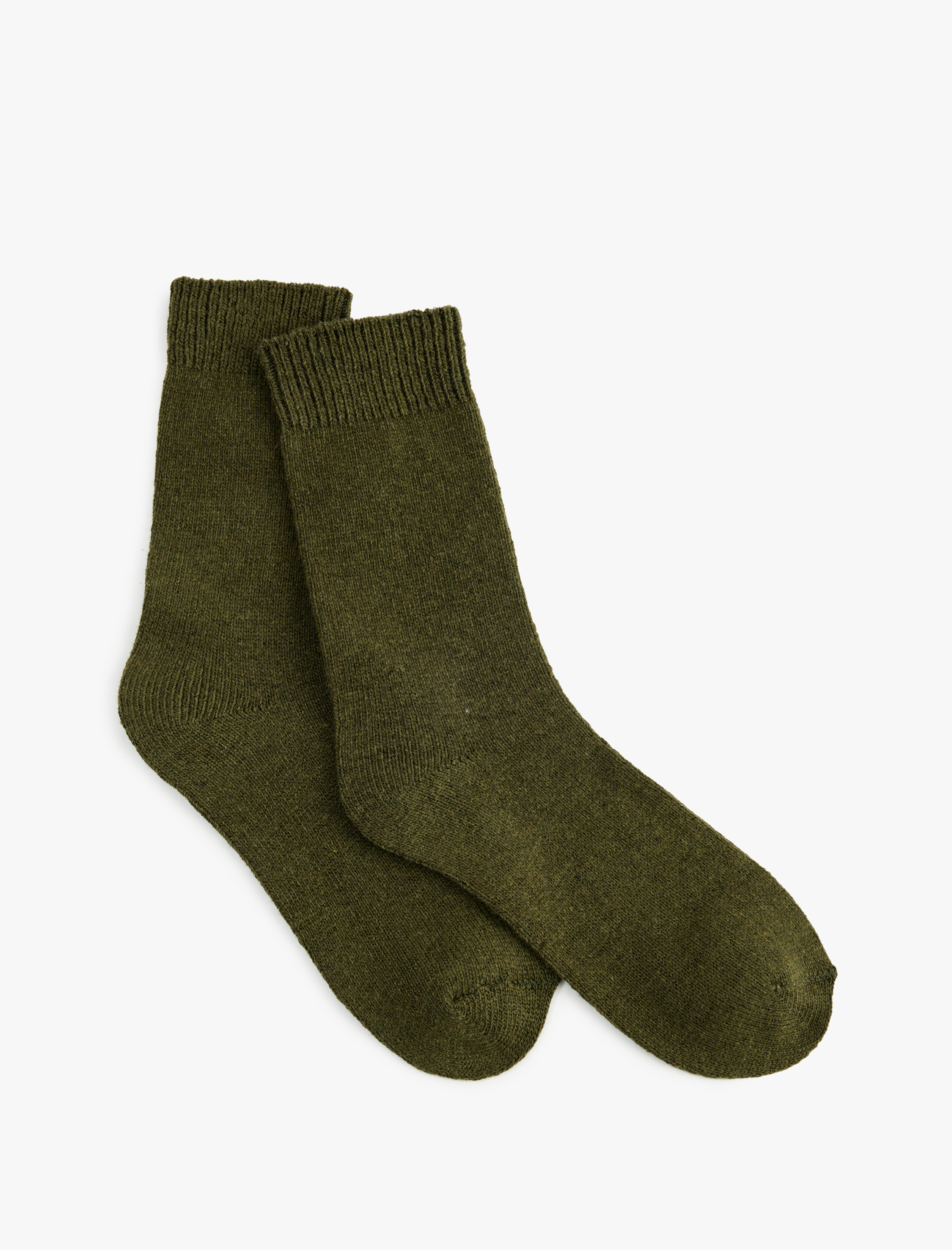  Erkek Basic Koyun Yünü Karışımlı Kalın Soket Çorap