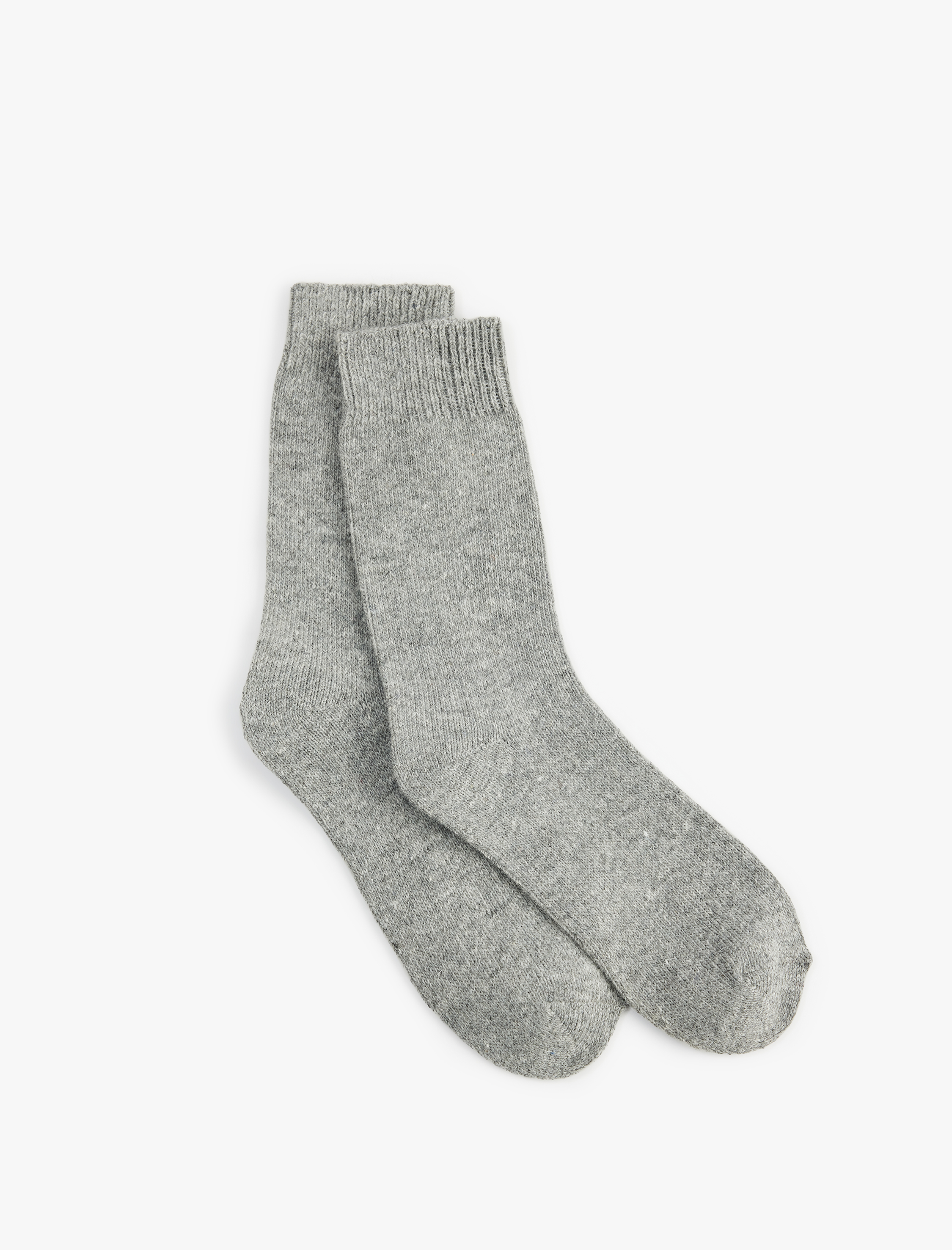  Erkek Basic Koyun Yünü Karışımlı Kalın Soket Çorap