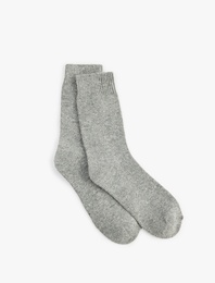 Basic Koyun Yünü Karışımlı Kalın Soket Çorap
